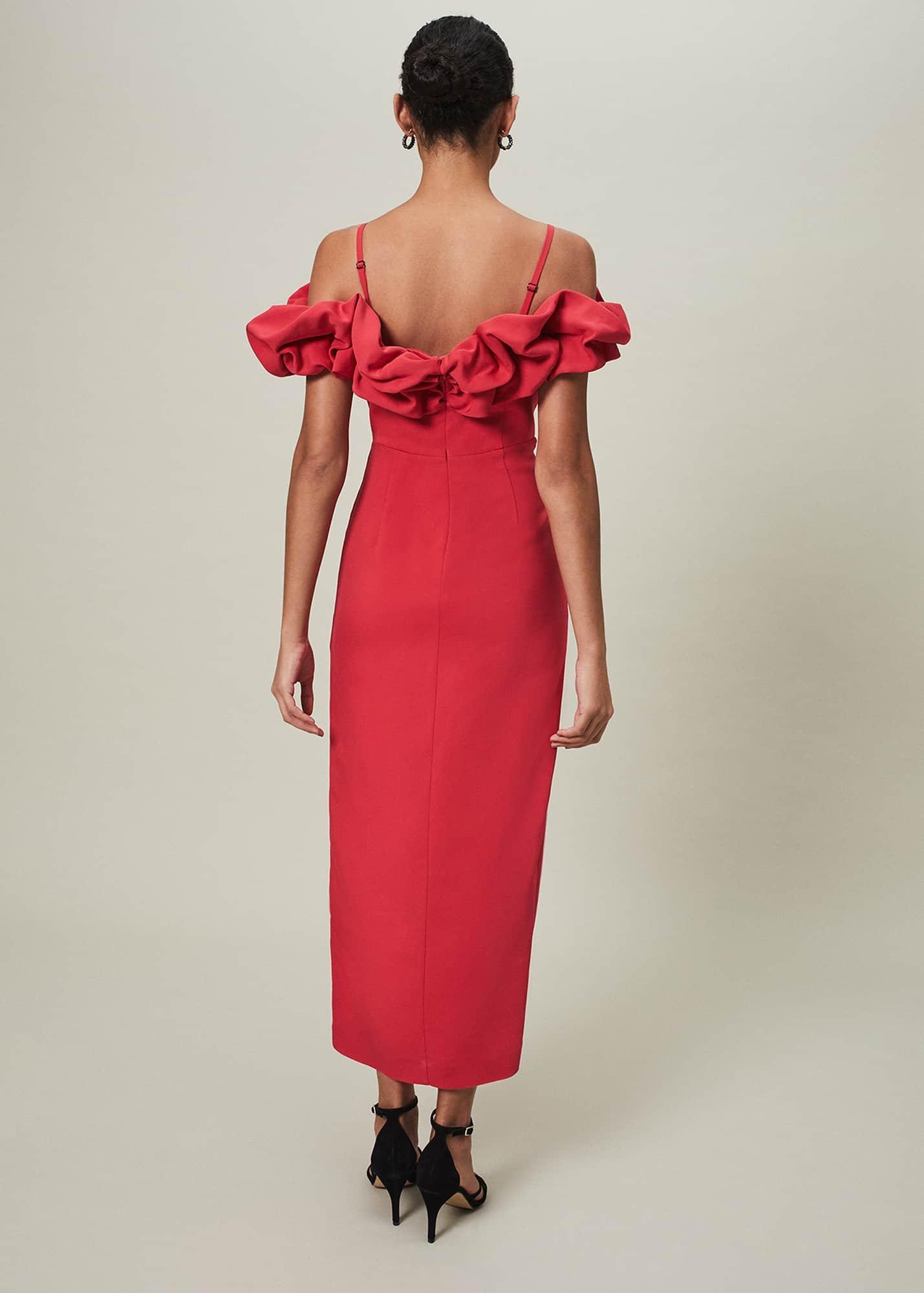Mallory Off The Shoulder Midaxi Dress