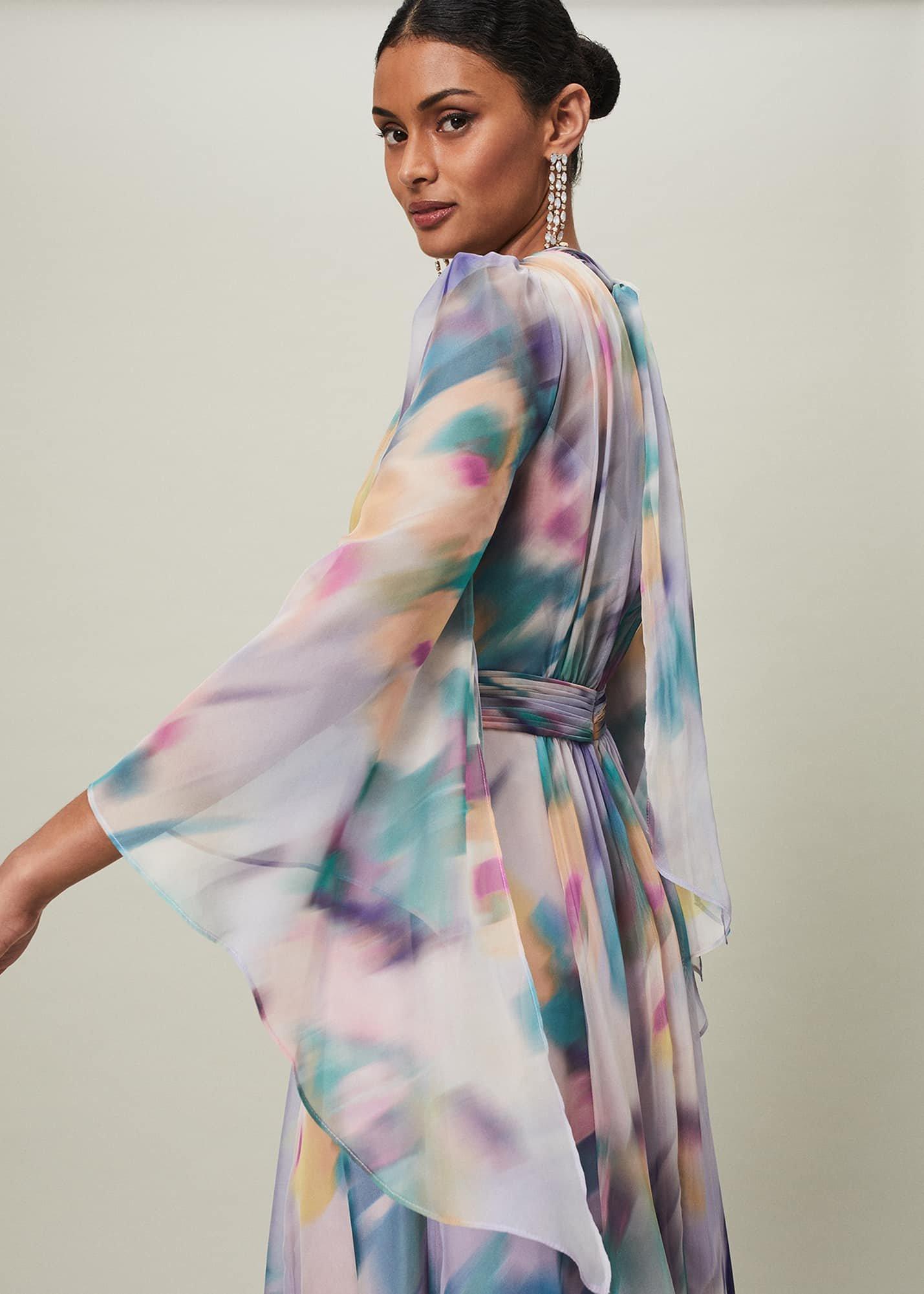 Selene Printed Maxi Dress