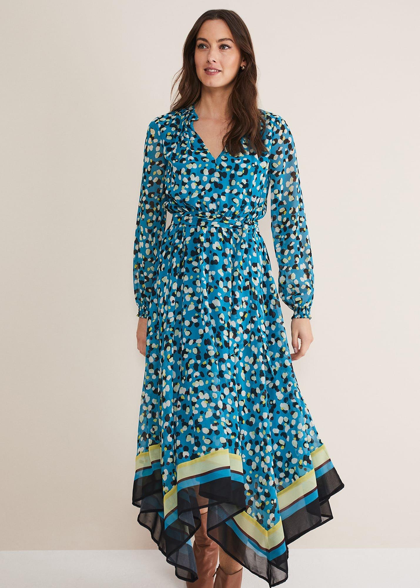 Juno Border Hem Midi Dress