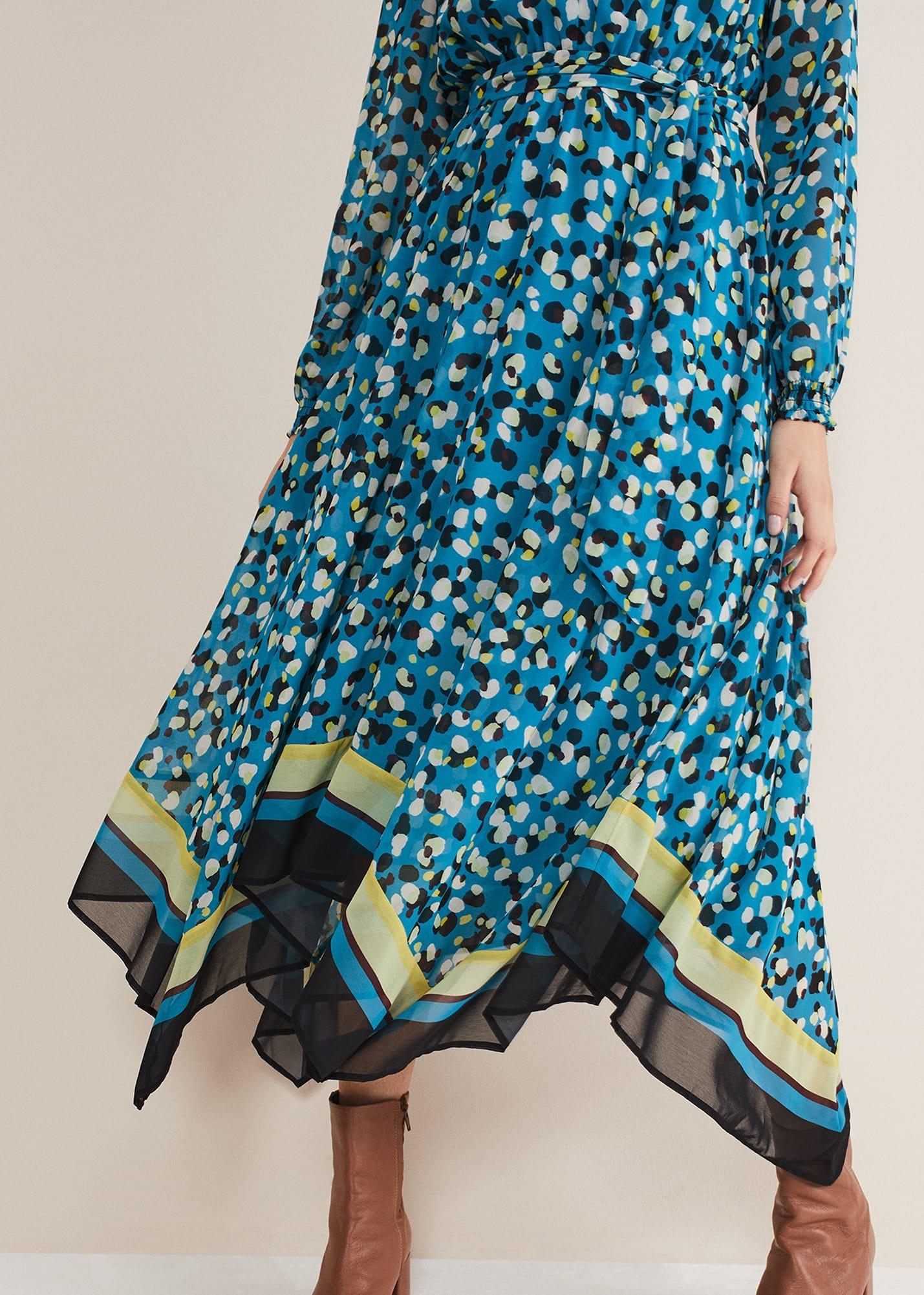 Juno Border Hem Midi Dress