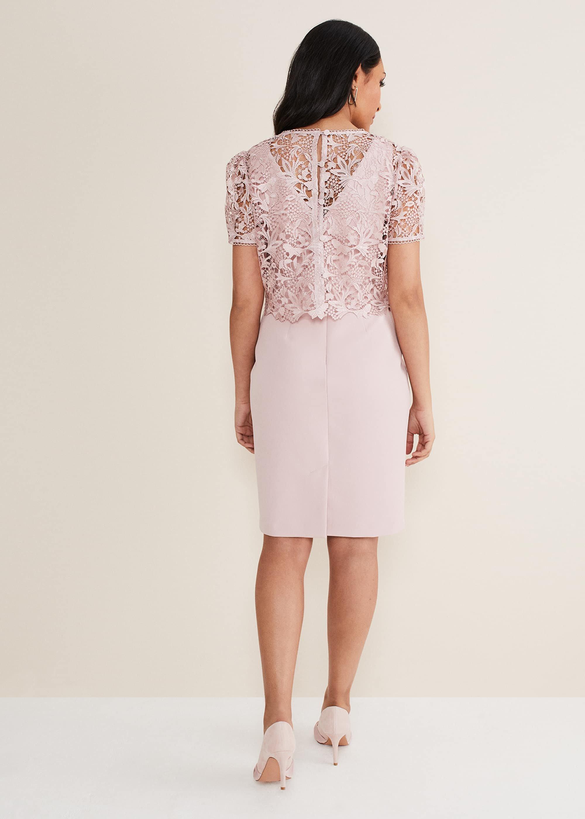 Petite Isabella Lace Midi Dress