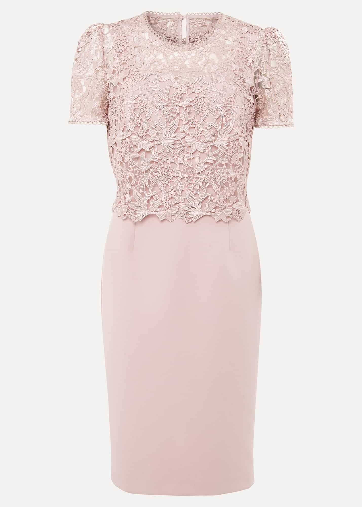 Petite Isabella Lace Midi Dress