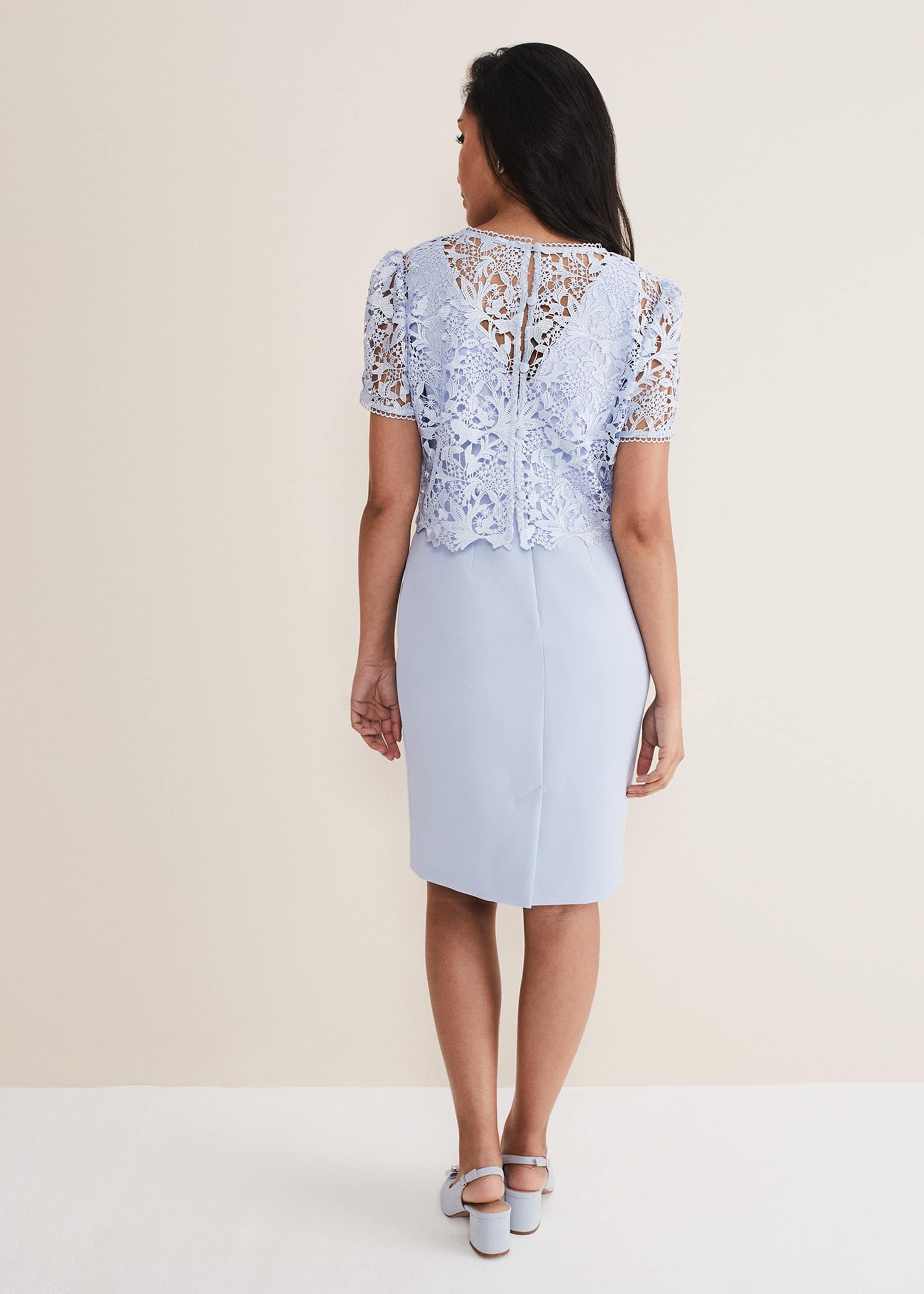 Petite Isabella Lace Midi Dress