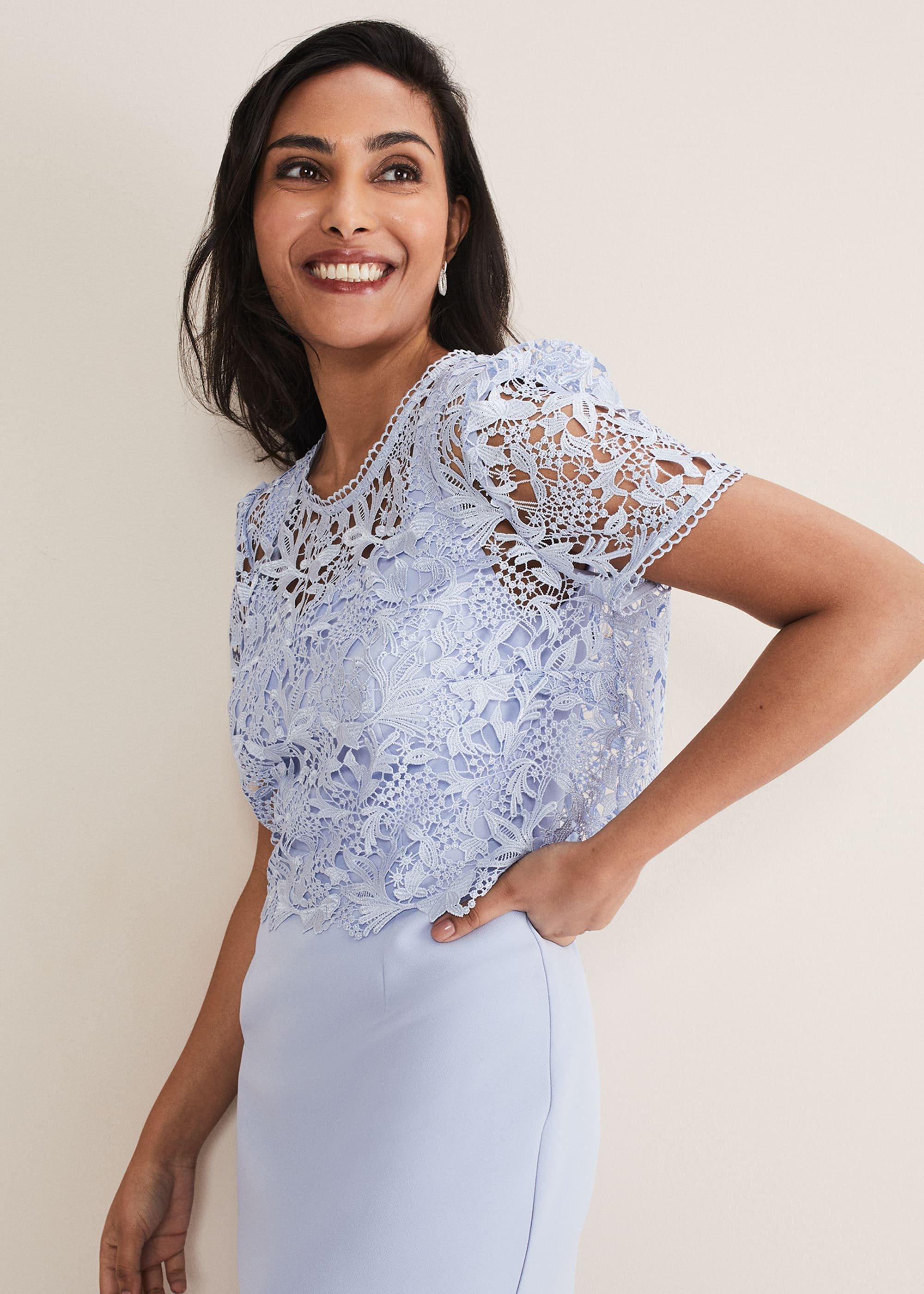 Petite Isabella Lace Midi Dress