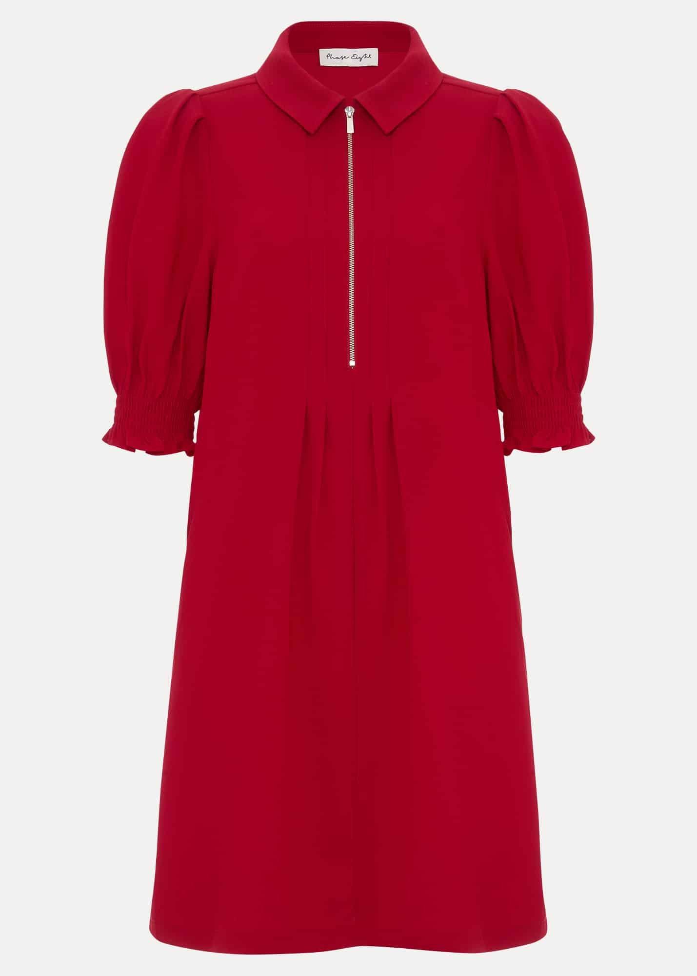 Candice Navy Zip Mini Dress