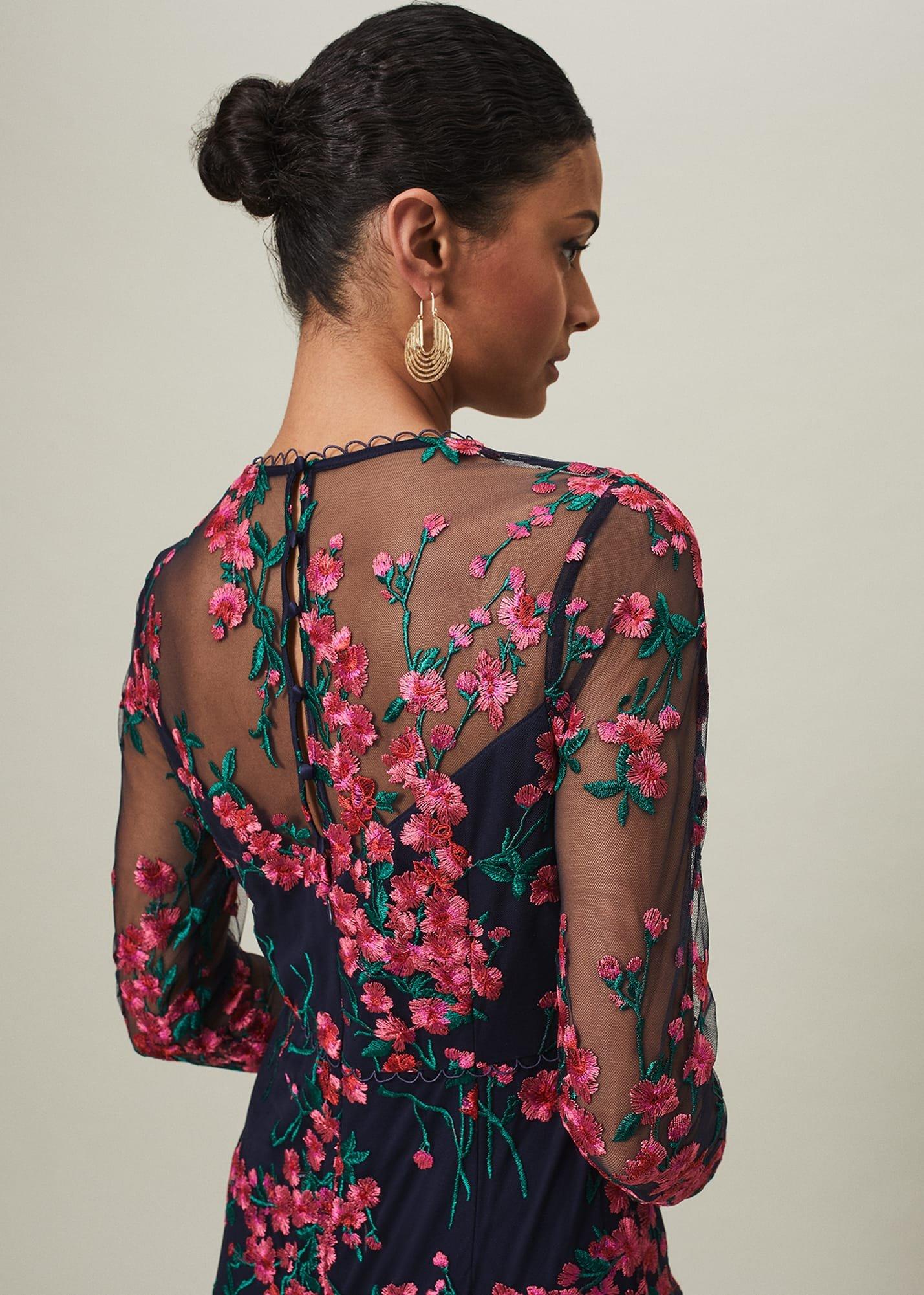 Trisha Embroidered Maxi Dress