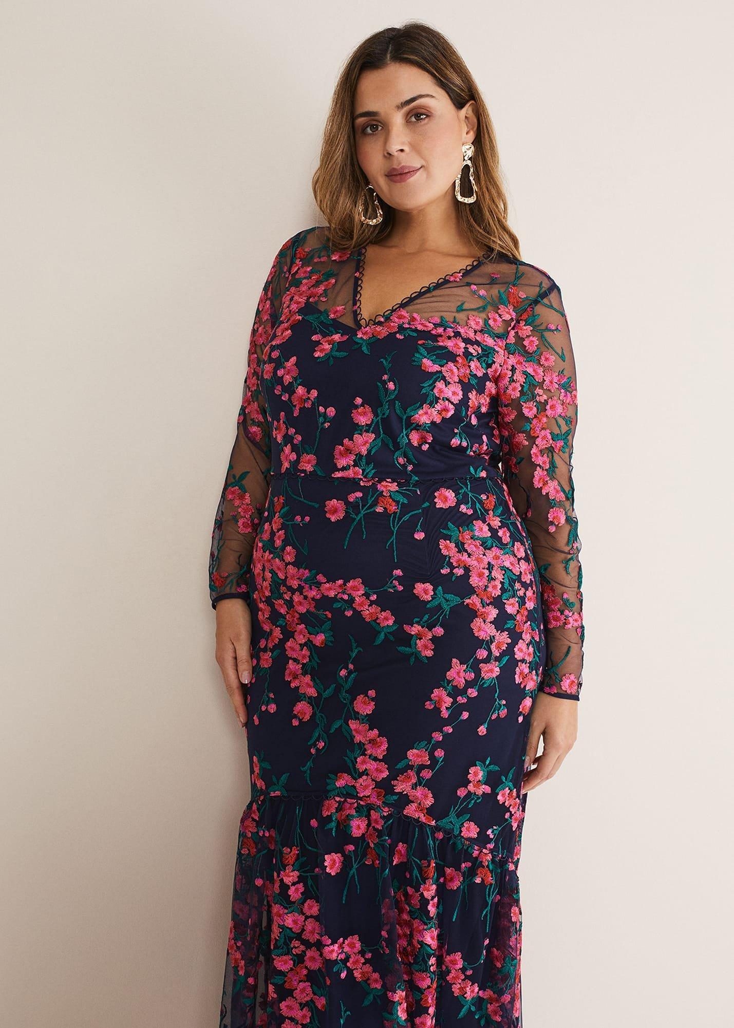 Trisha Embroidered Maxi Dress