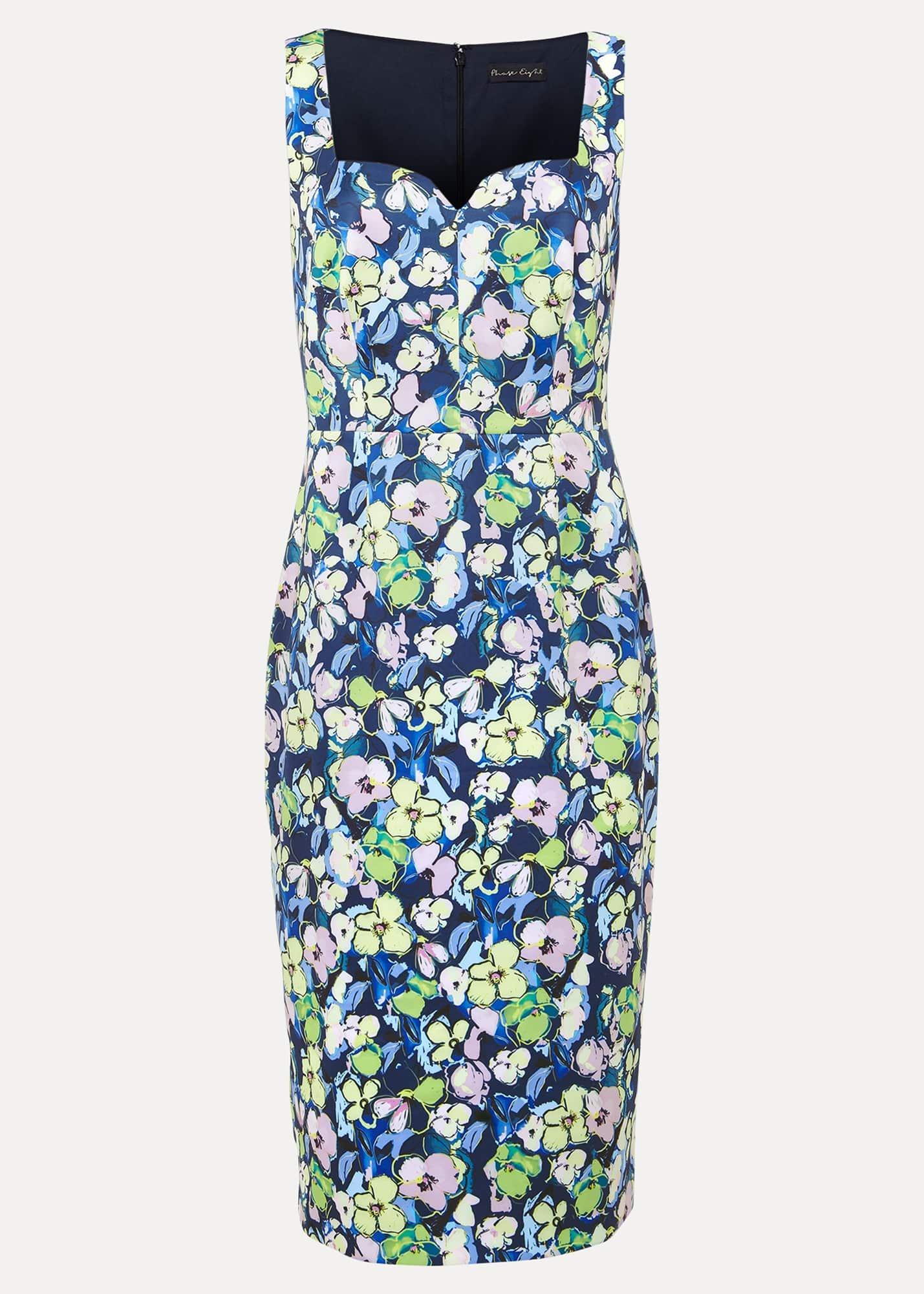 Loretta Printed Scuba Dress