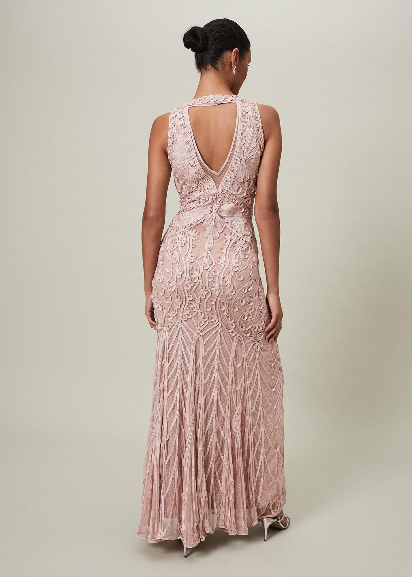 Marion Sequin Tapework Maxi Dress