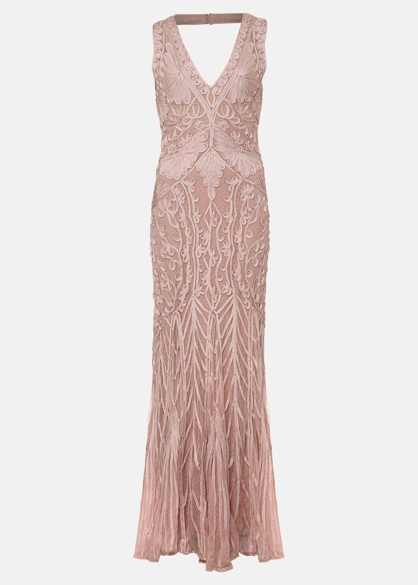Marion Sequin Tapework Maxi Dress