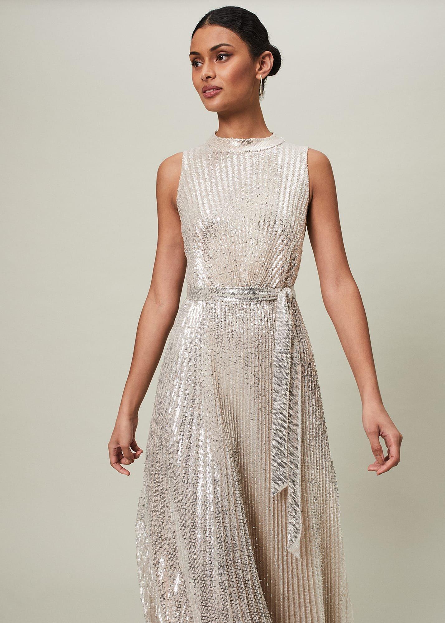 Simara Sequin Maxi Dress