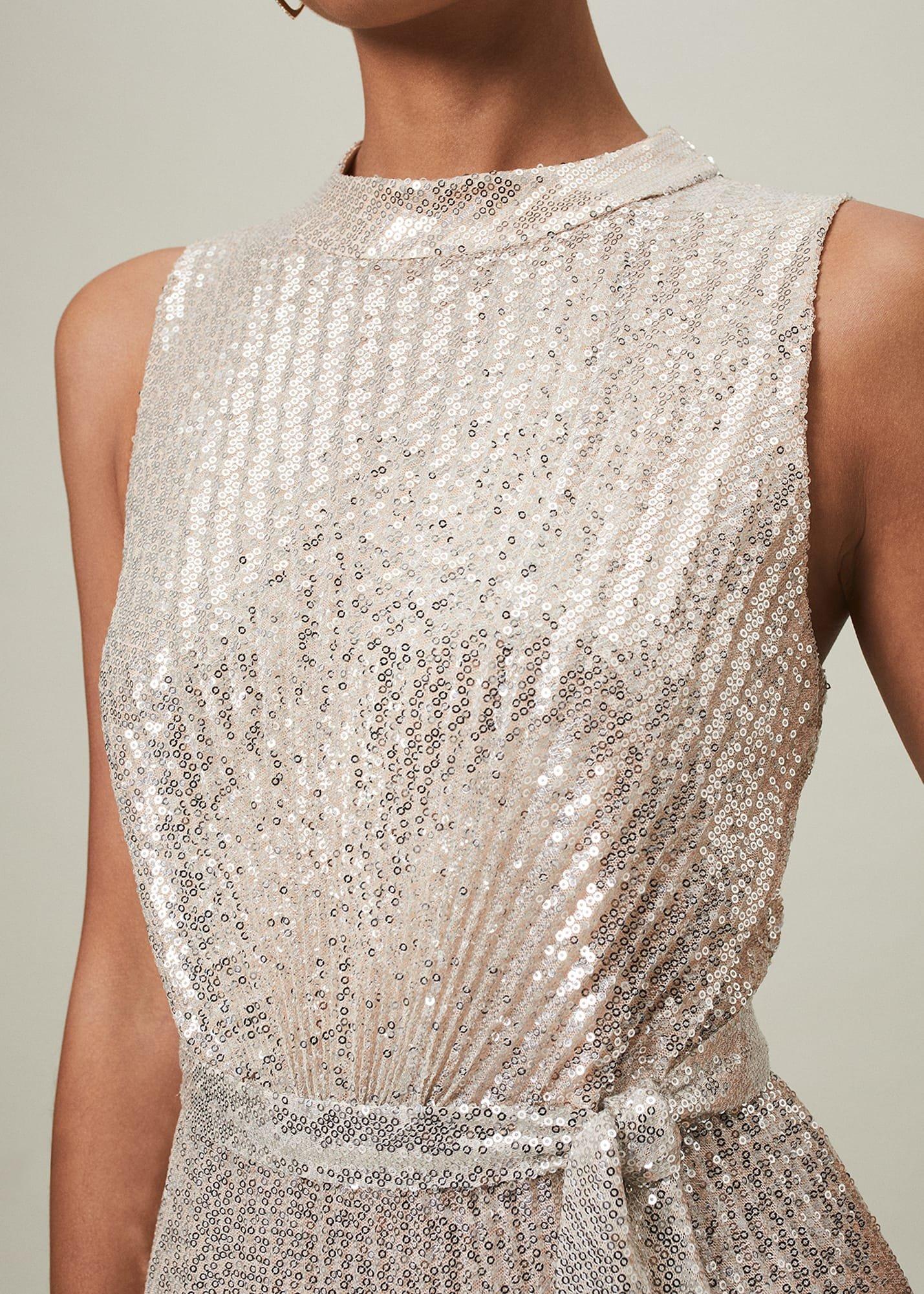 Simara Sequin Maxi Dress