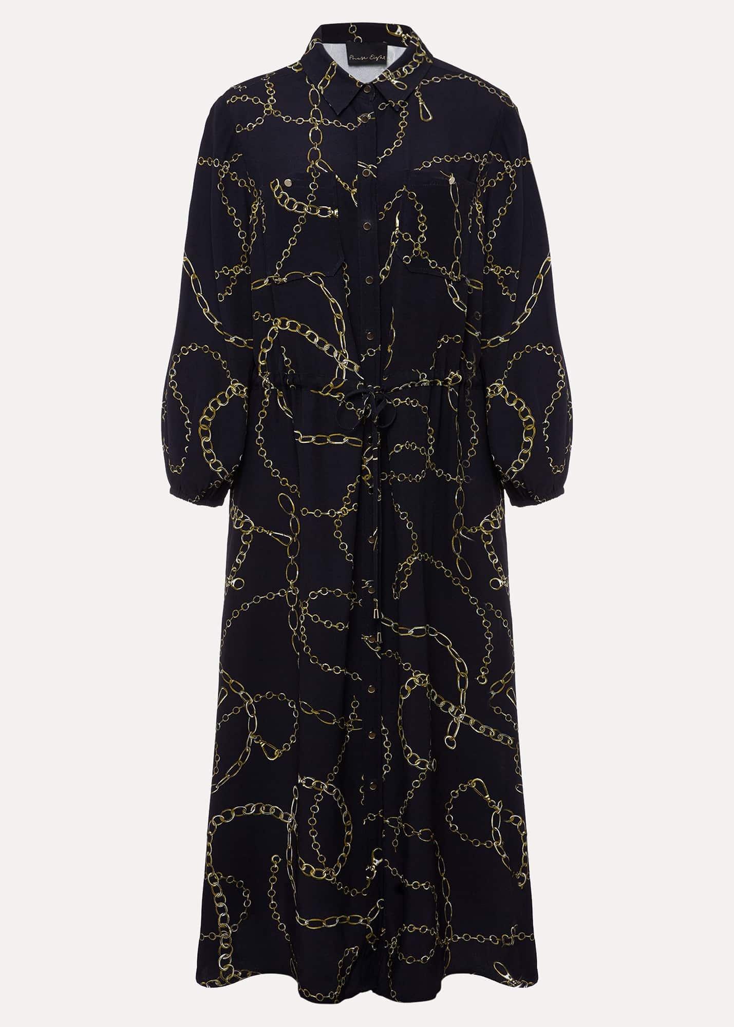 tana-chain-print-midi-shirt-dress