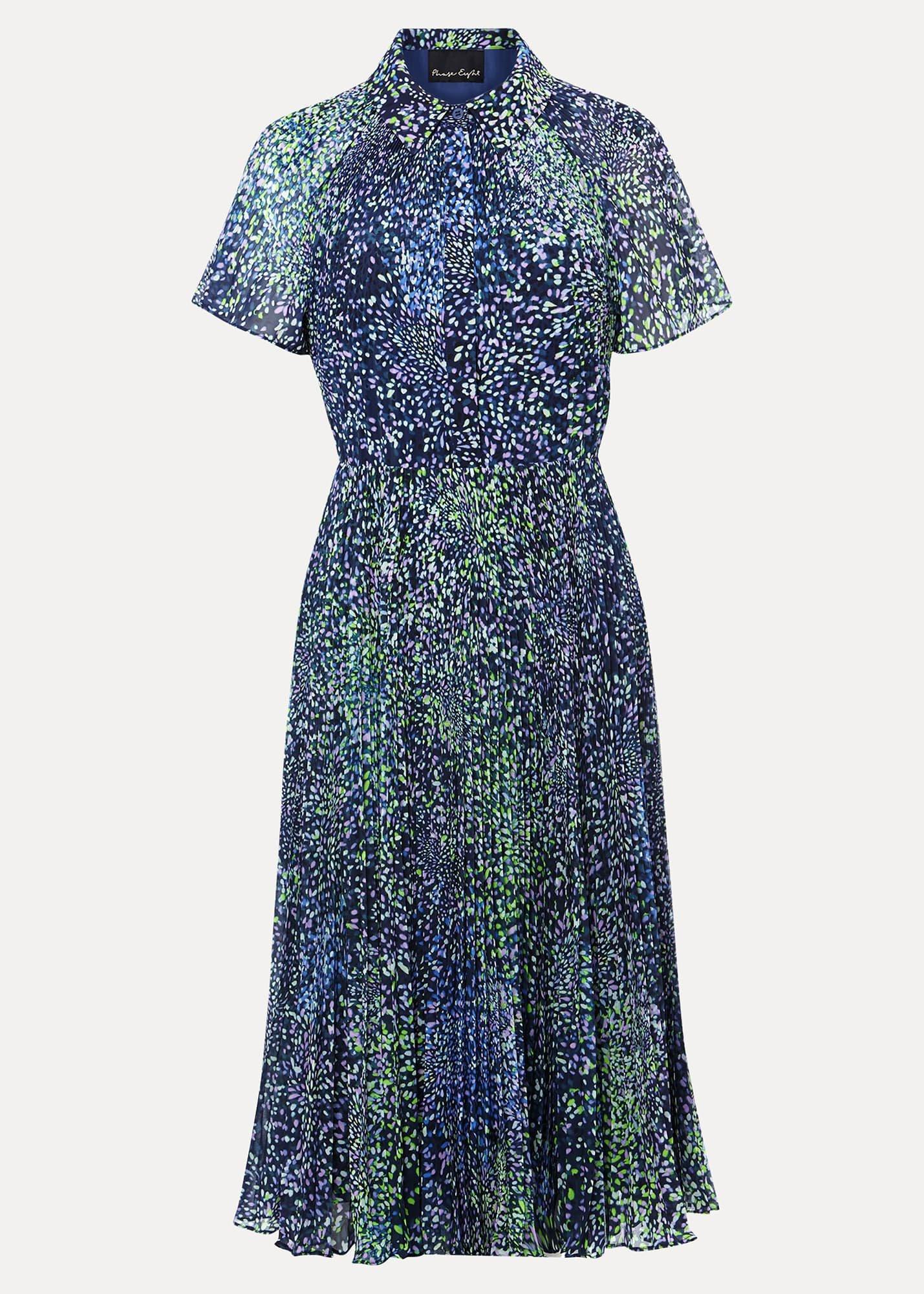 Amelia Ditsy Shirt Midi Dress
