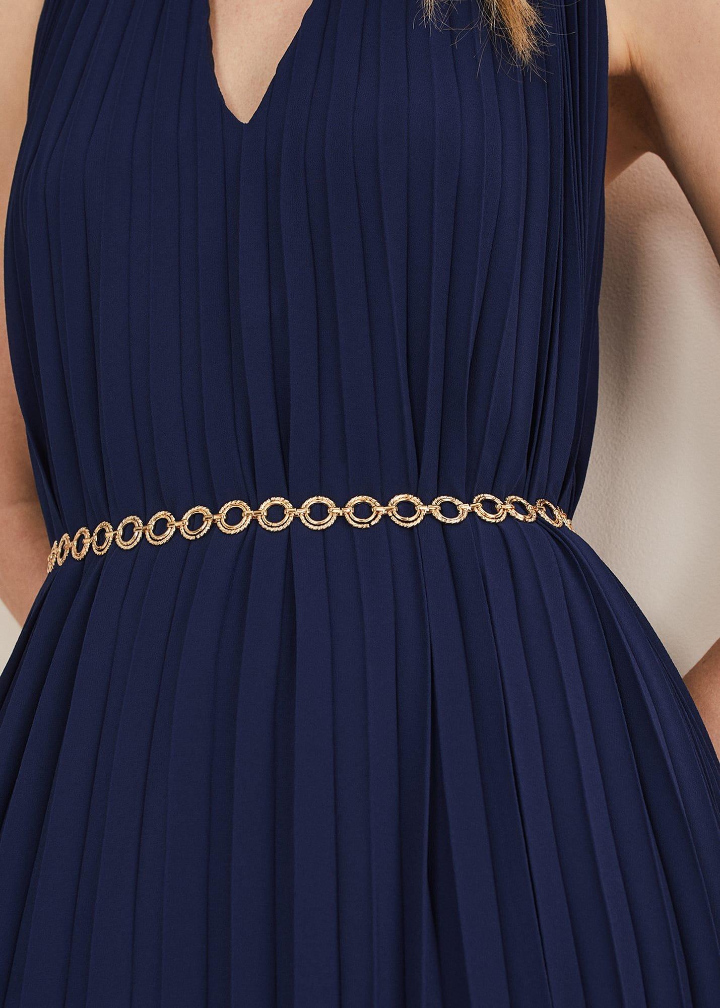 Tabitha Pleated Midi Dress