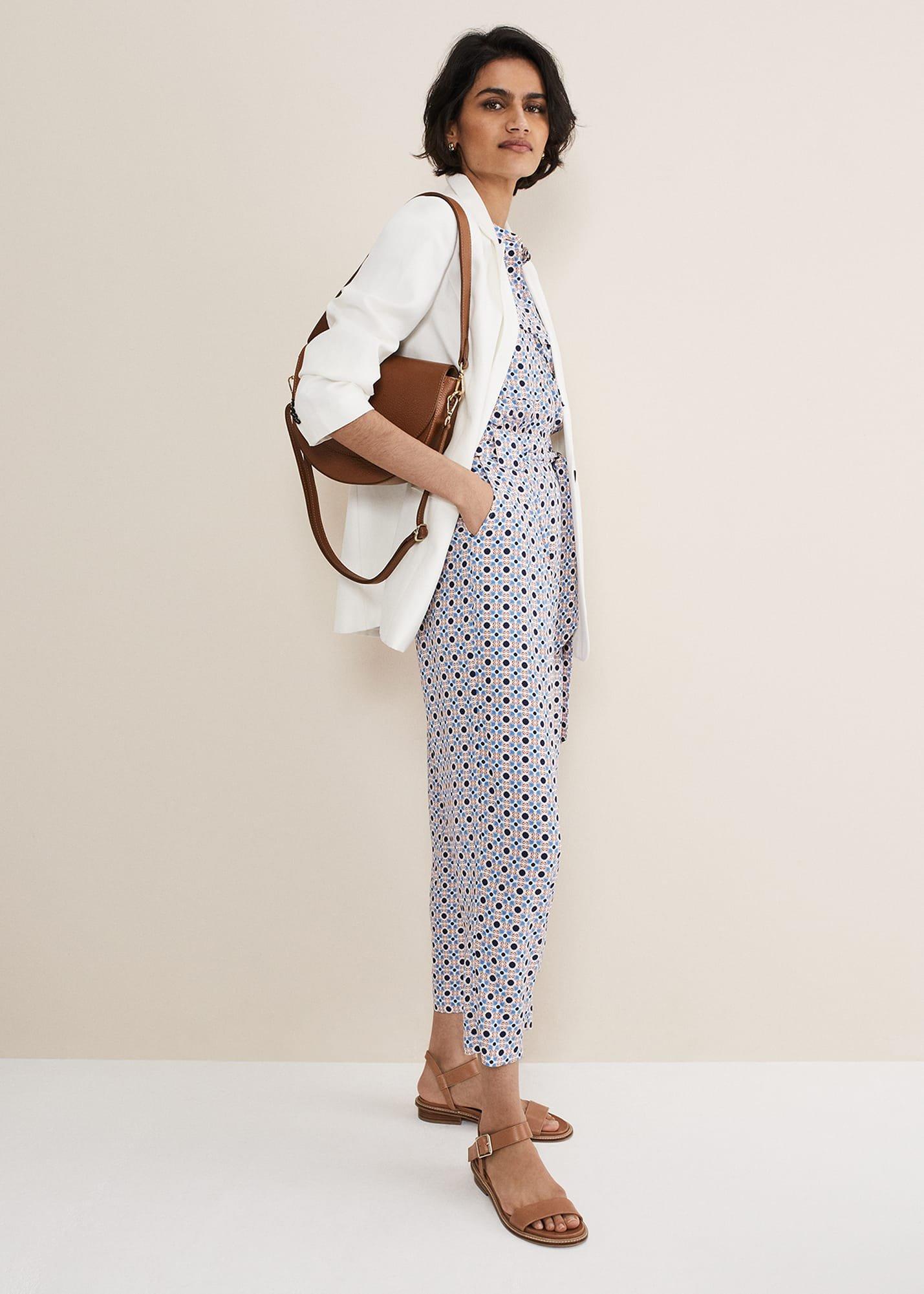 Lyla Abstract Wide Leg Jumpsuit