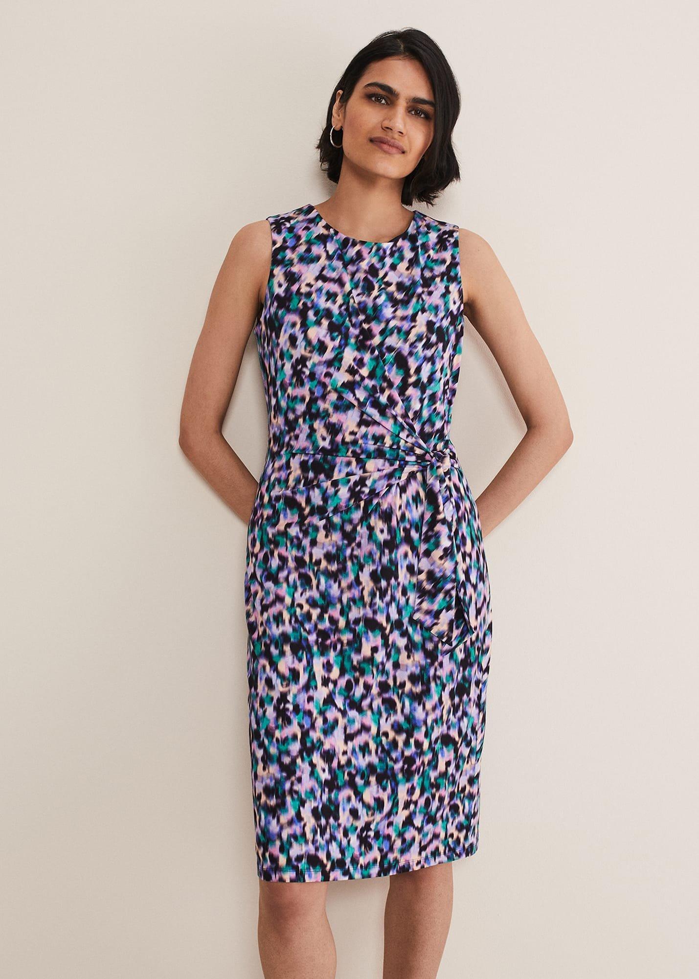 Sasha Side Tie Jersey Dress