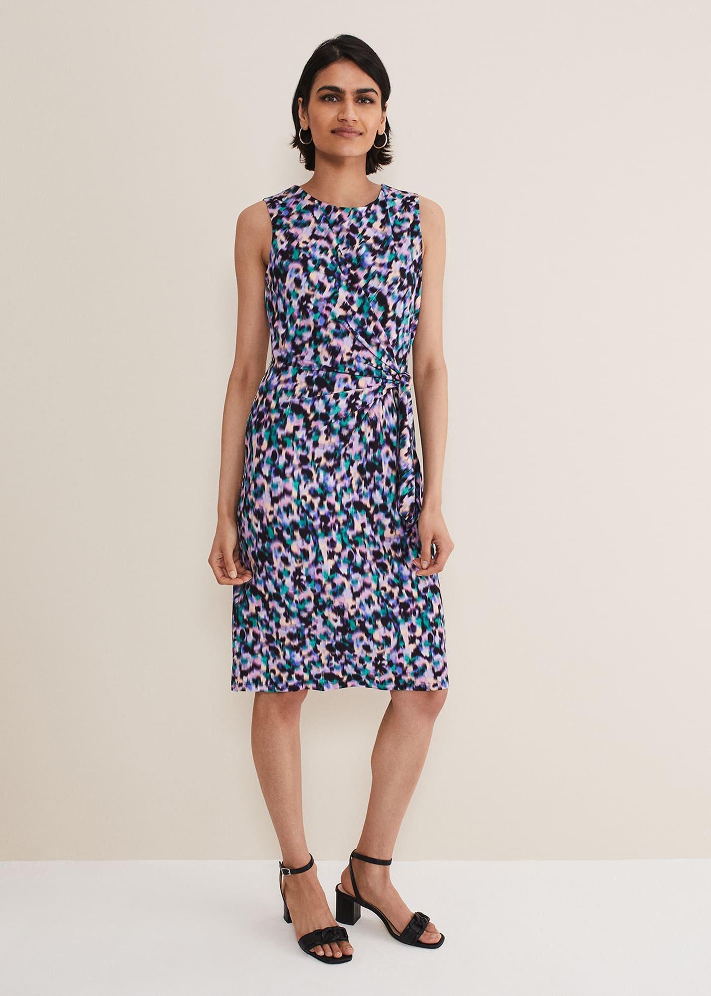 Sasha Side Tie Jersey Dress