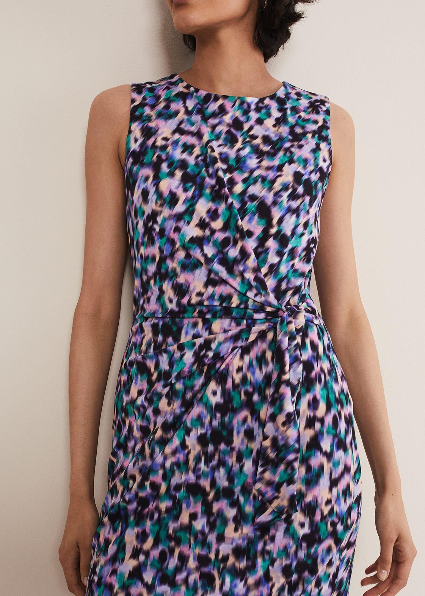 Sasha Side Tie Jersey Dress