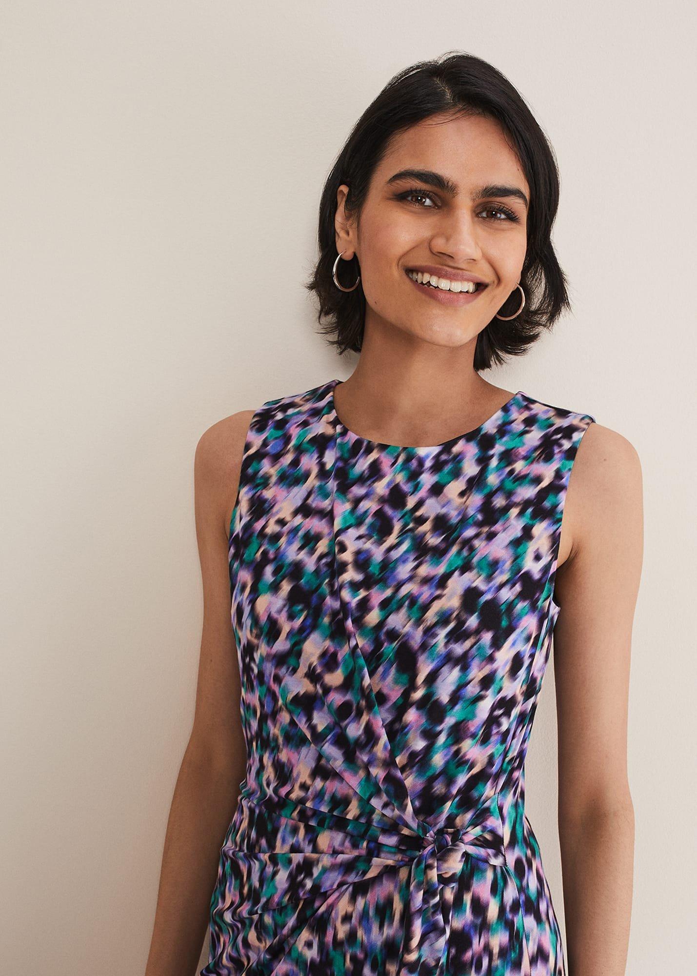 Sasha Side Tie Jersey Dress