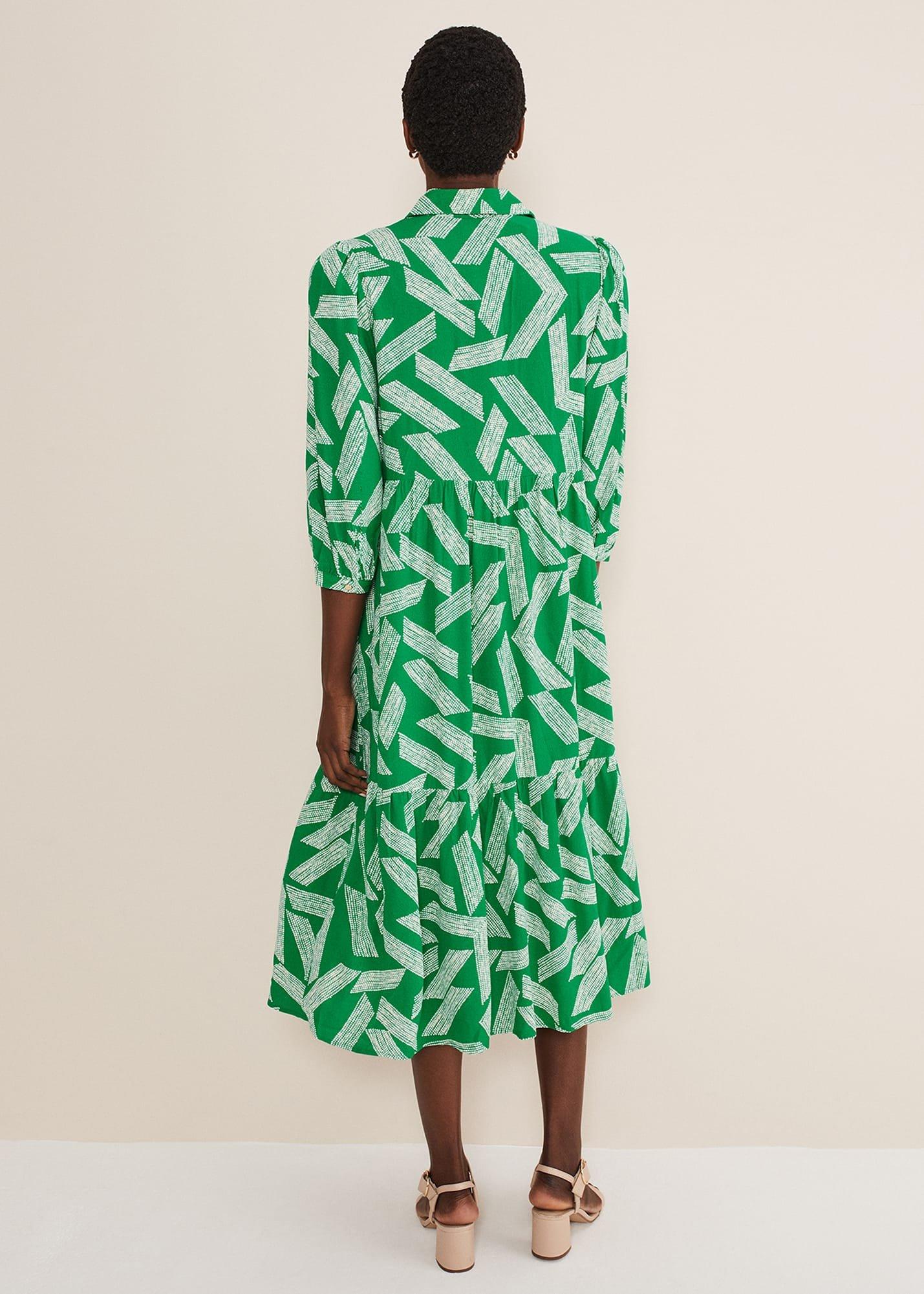penele-abstract-zip-midi-dress