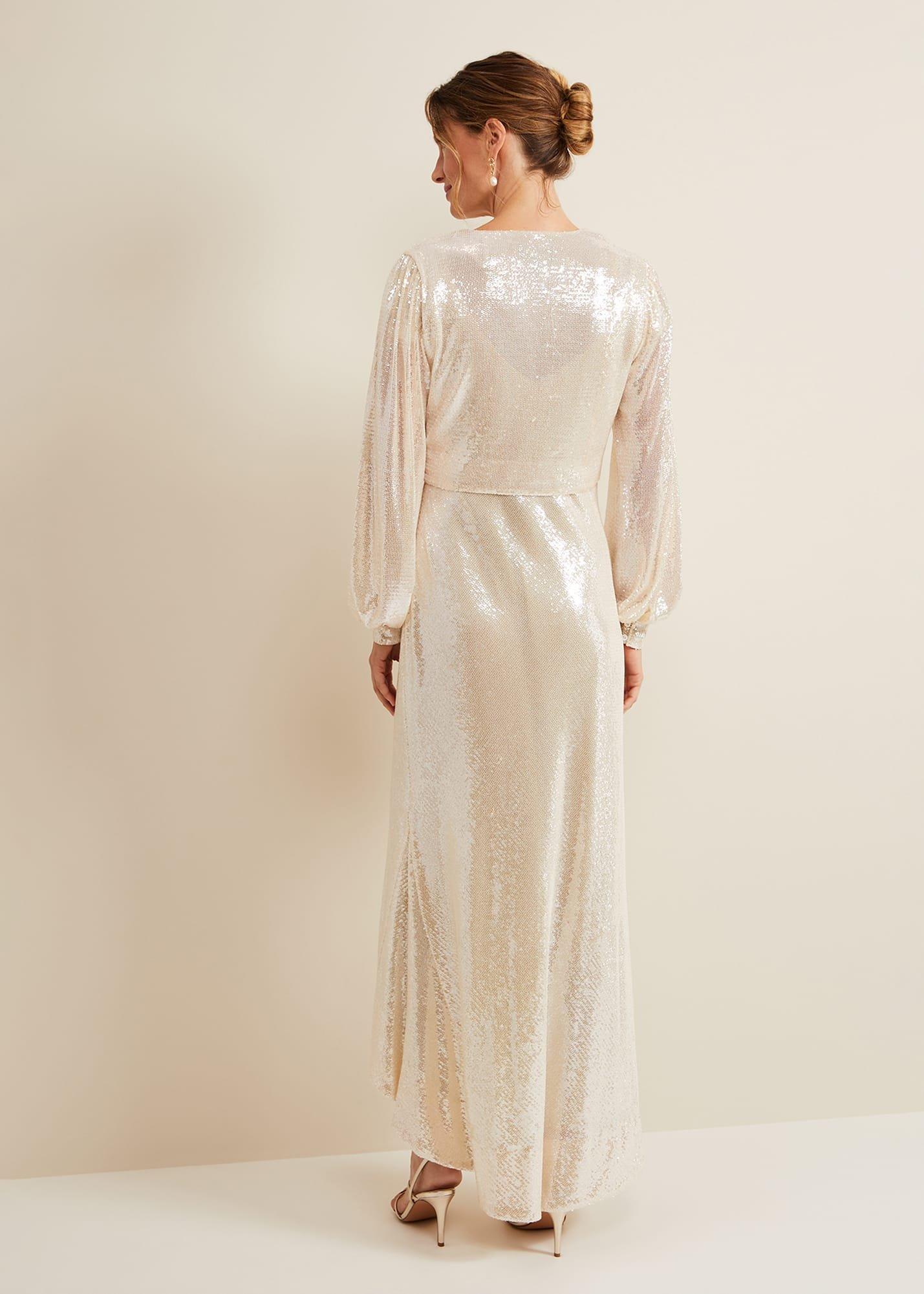 Jamila Sequin Maxi Bridal Dress