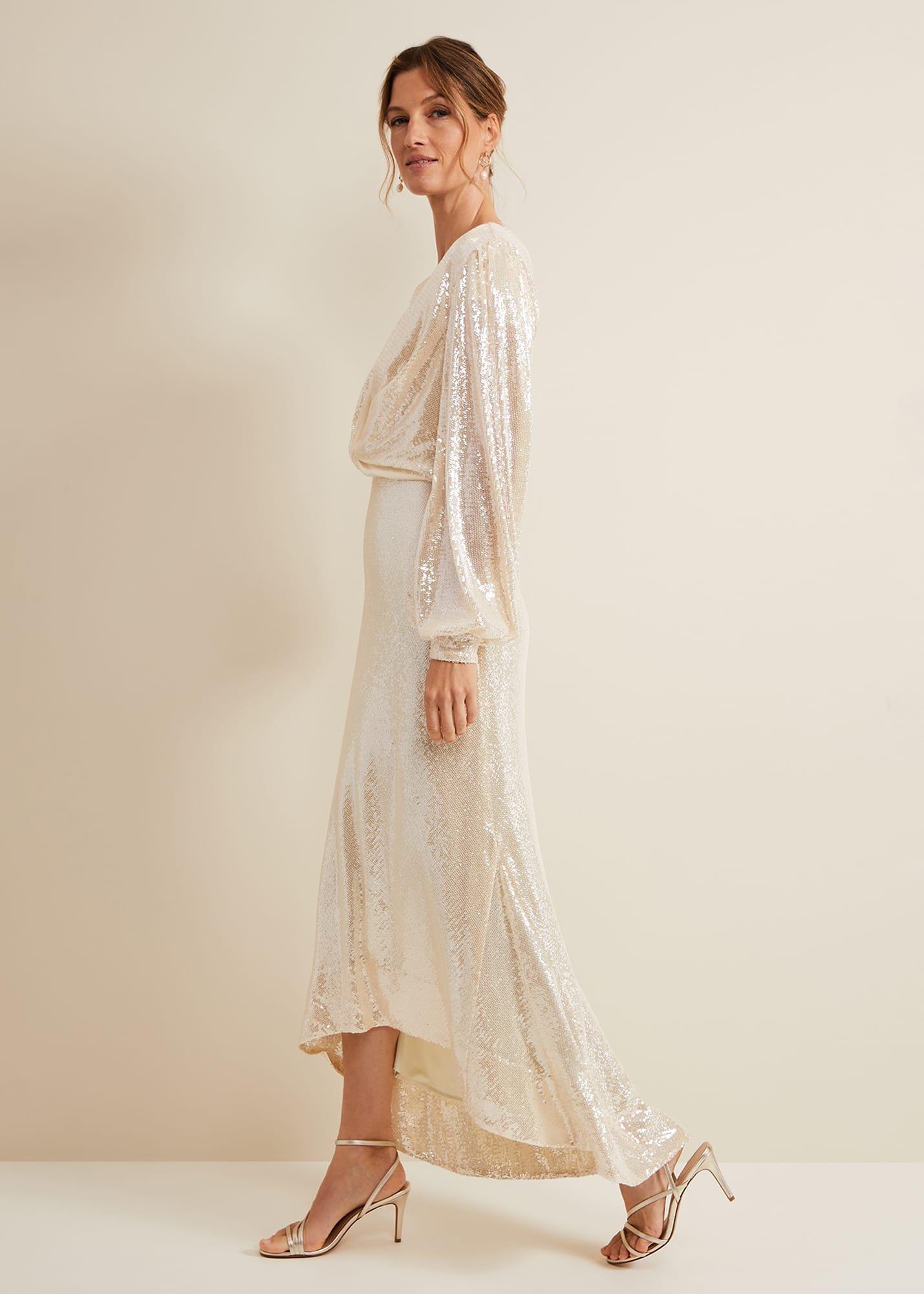 Jamila Sequin Overlay Maxi Dress
