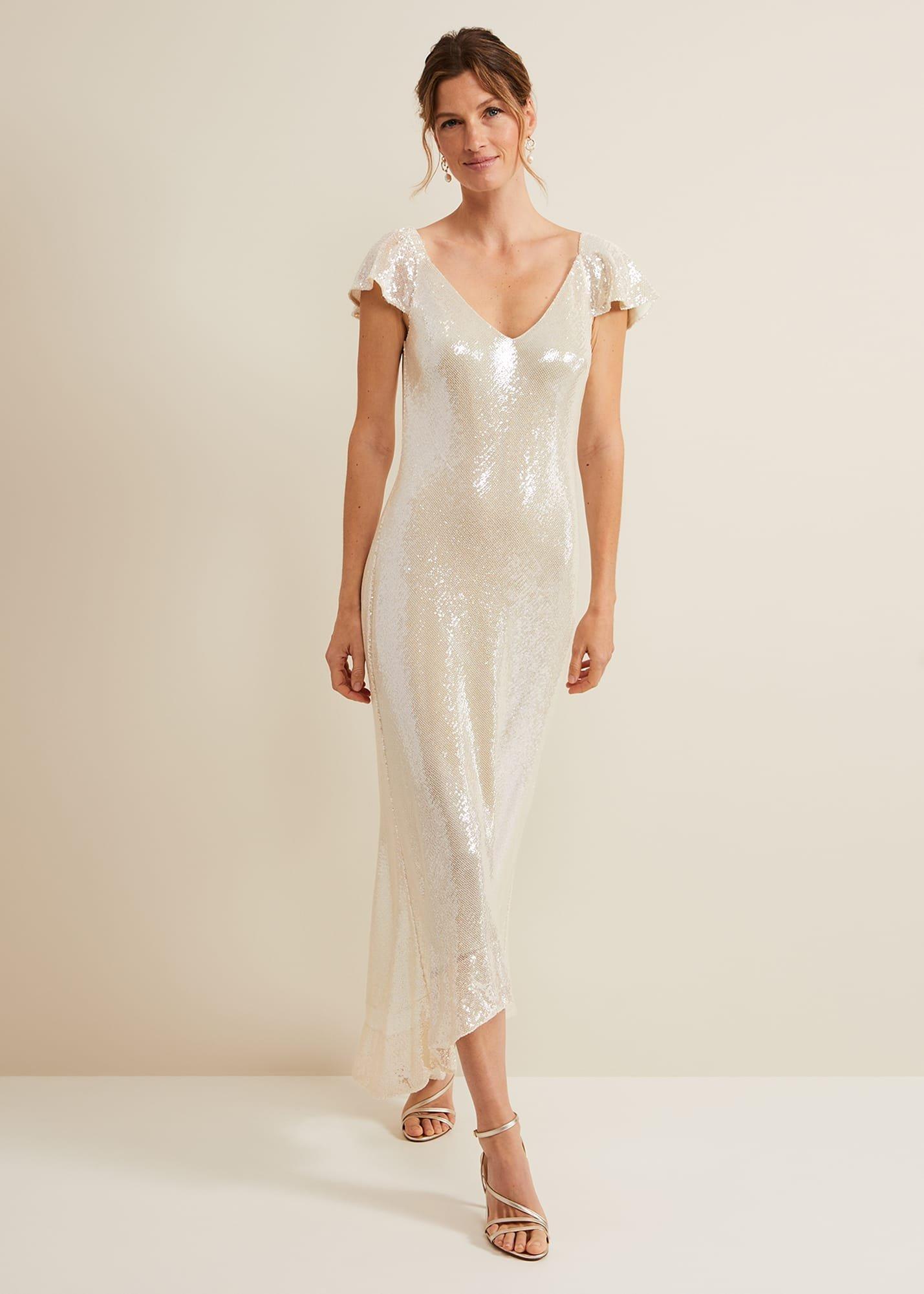 Jamila Sequin Overlay Maxi Dress