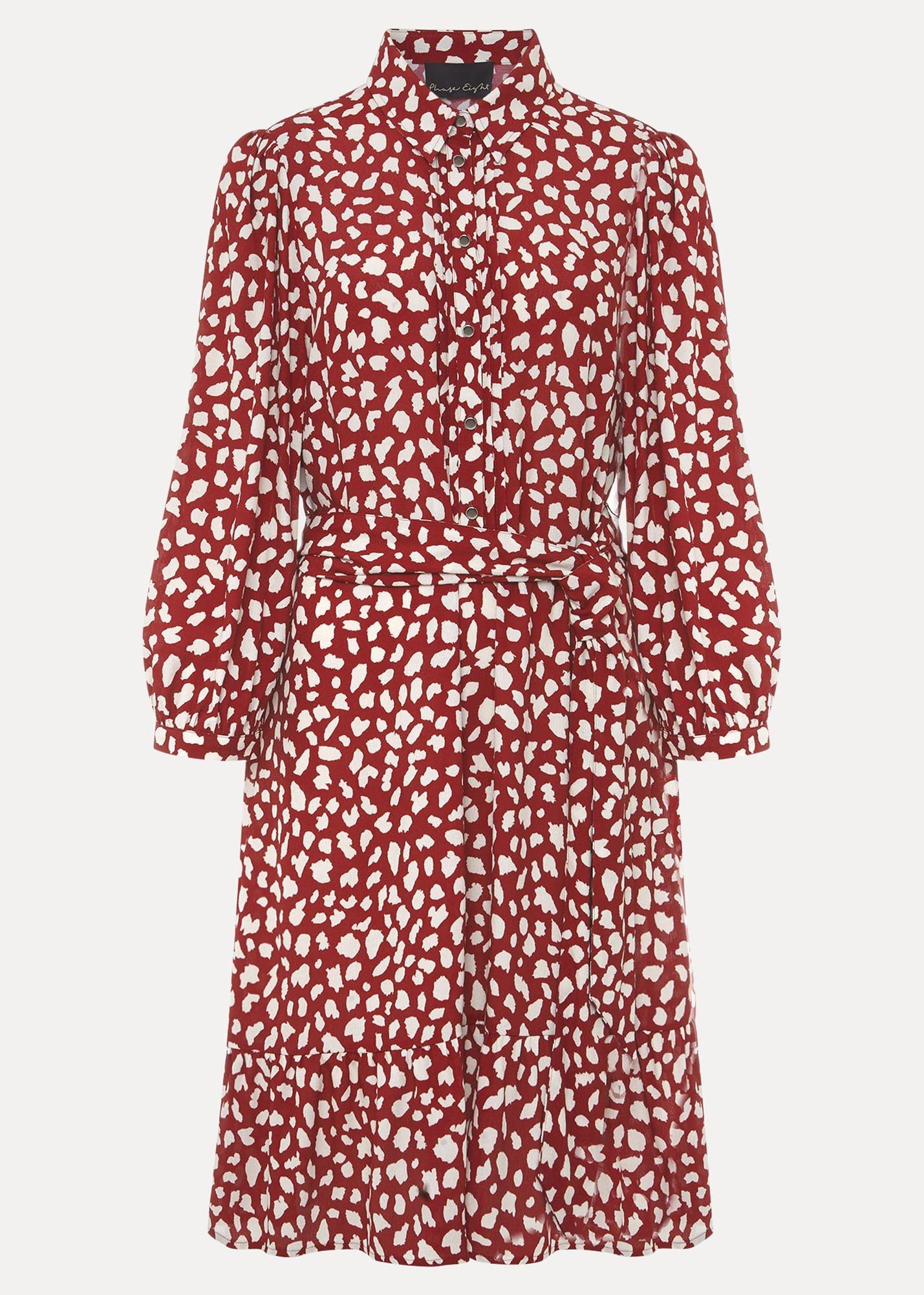 Este Spot Swing Dress