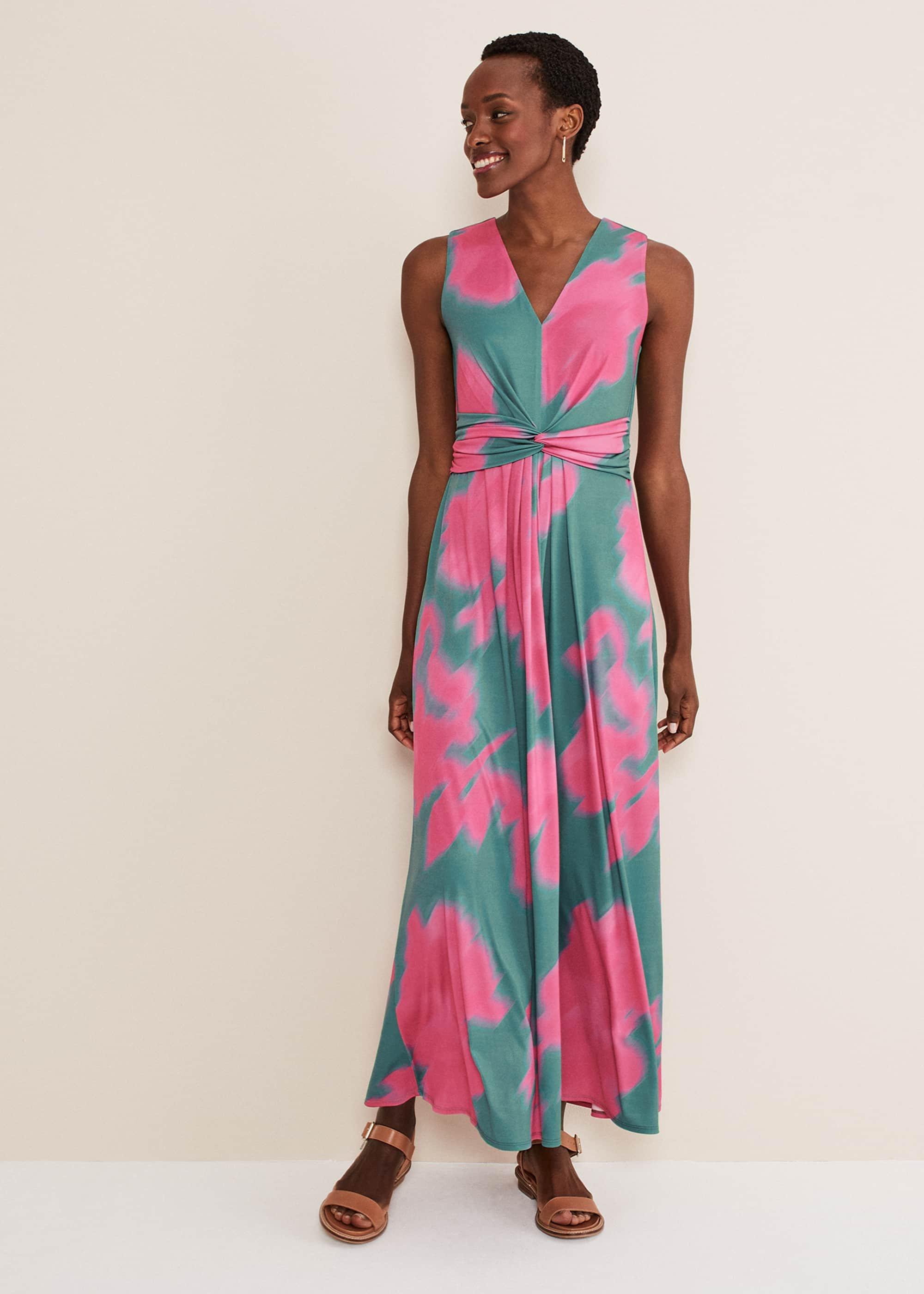Madison Abstract Maxi Dress