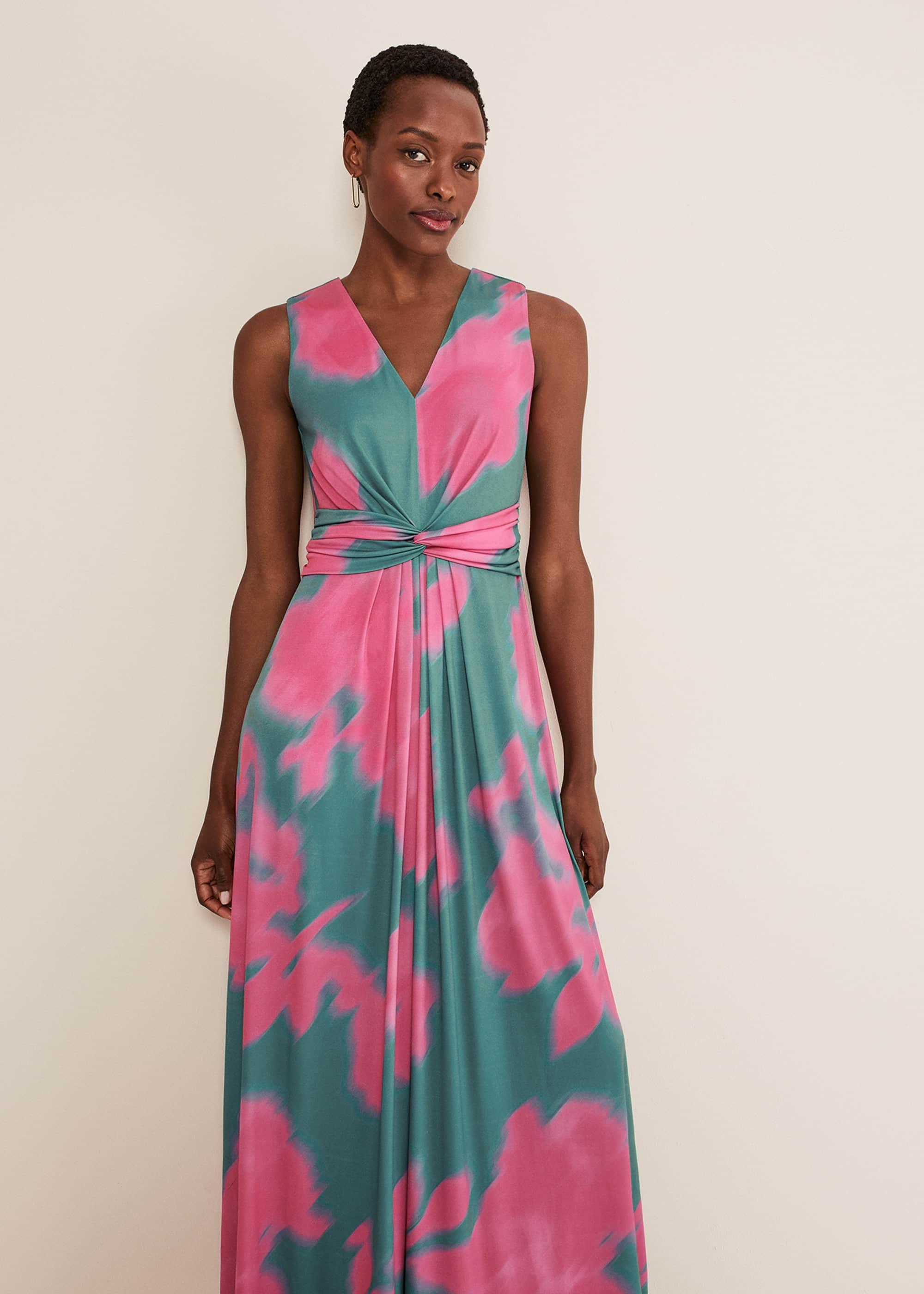 Madison Abstract Maxi Dress