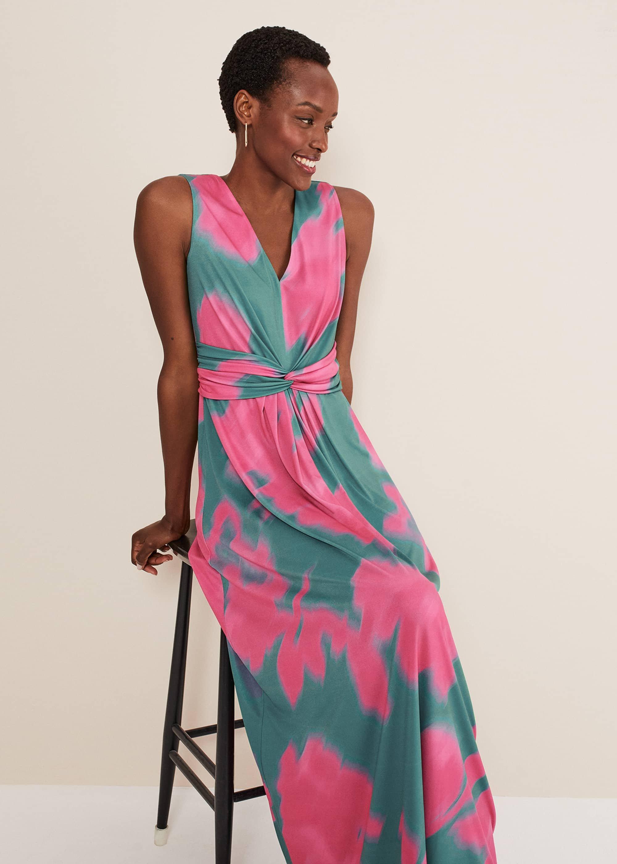 Madison Abstract Maxi Dress