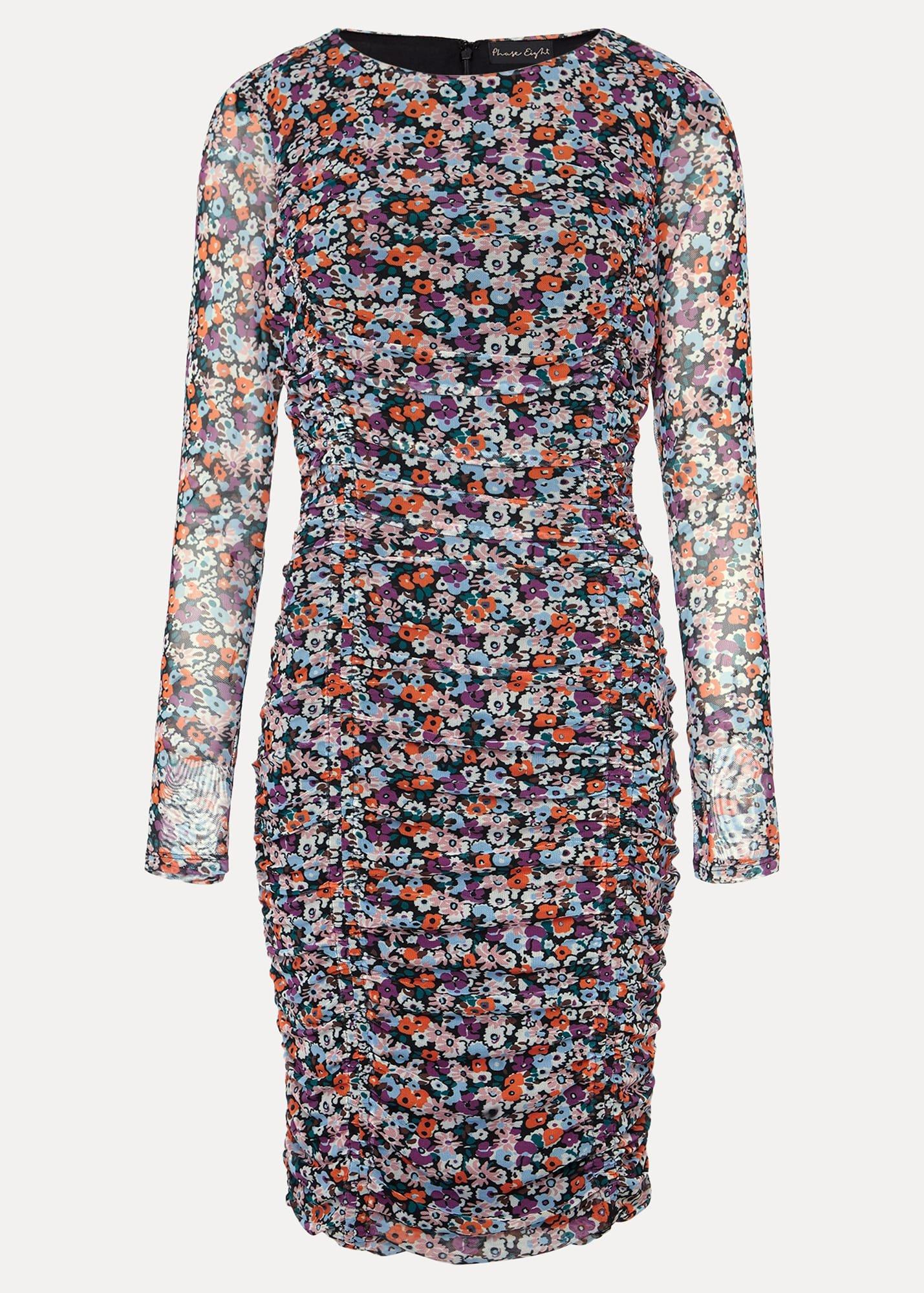 Serena Jersey Floral Midi Dress