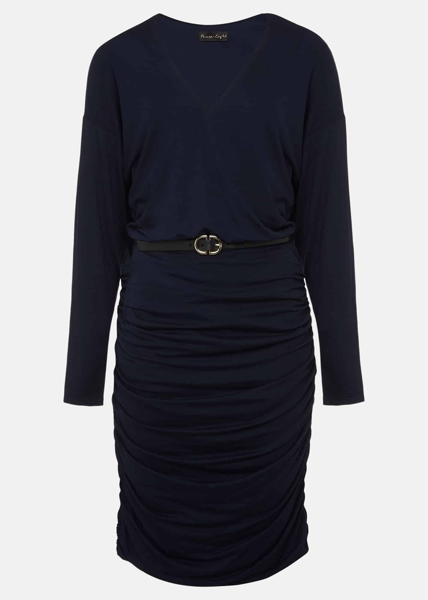 Jules Jersey Belted Batwing Dress