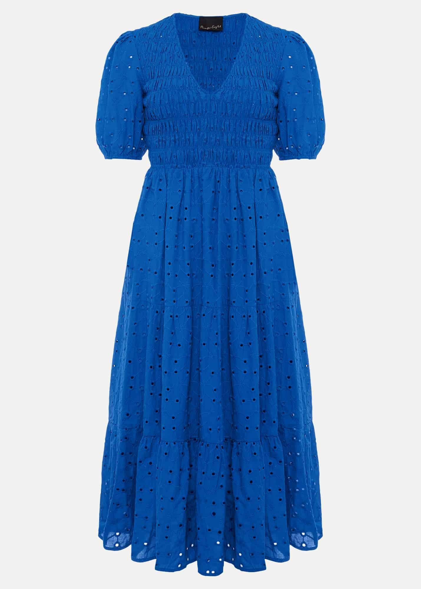 Gretta Broderie Midi Dress