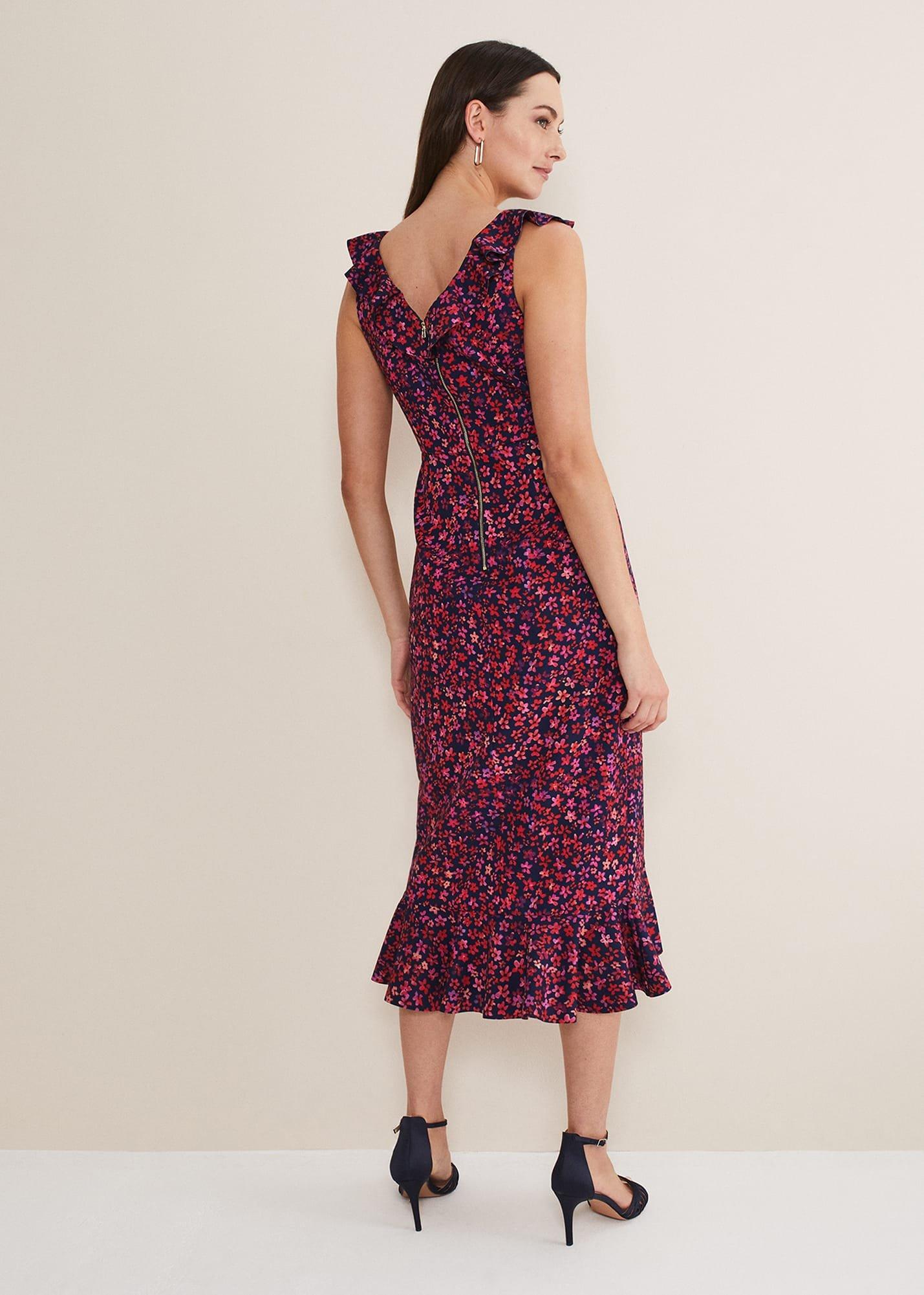 Viola Ditsy Frill Dress