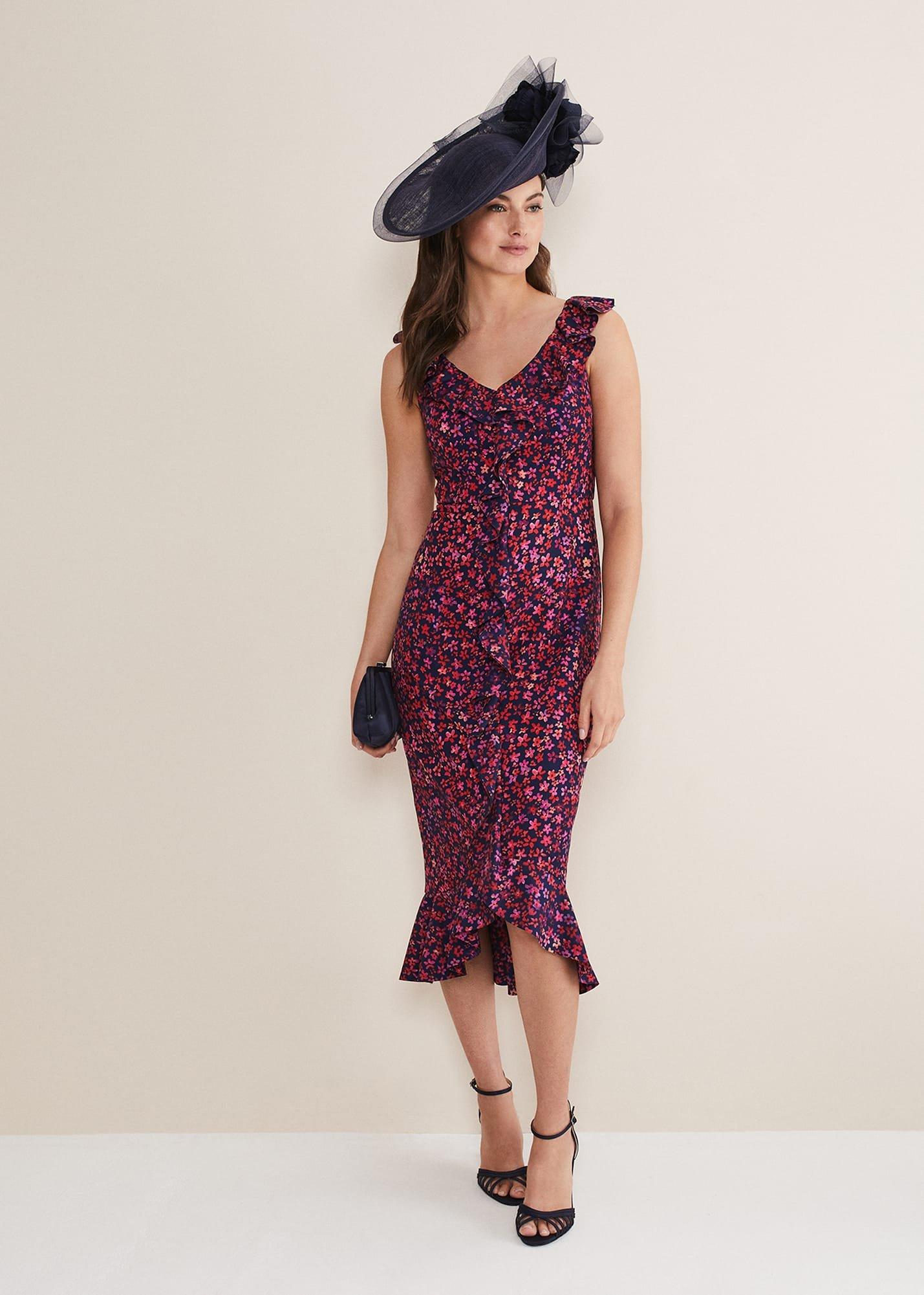 Viola Ditsy Frill Dress