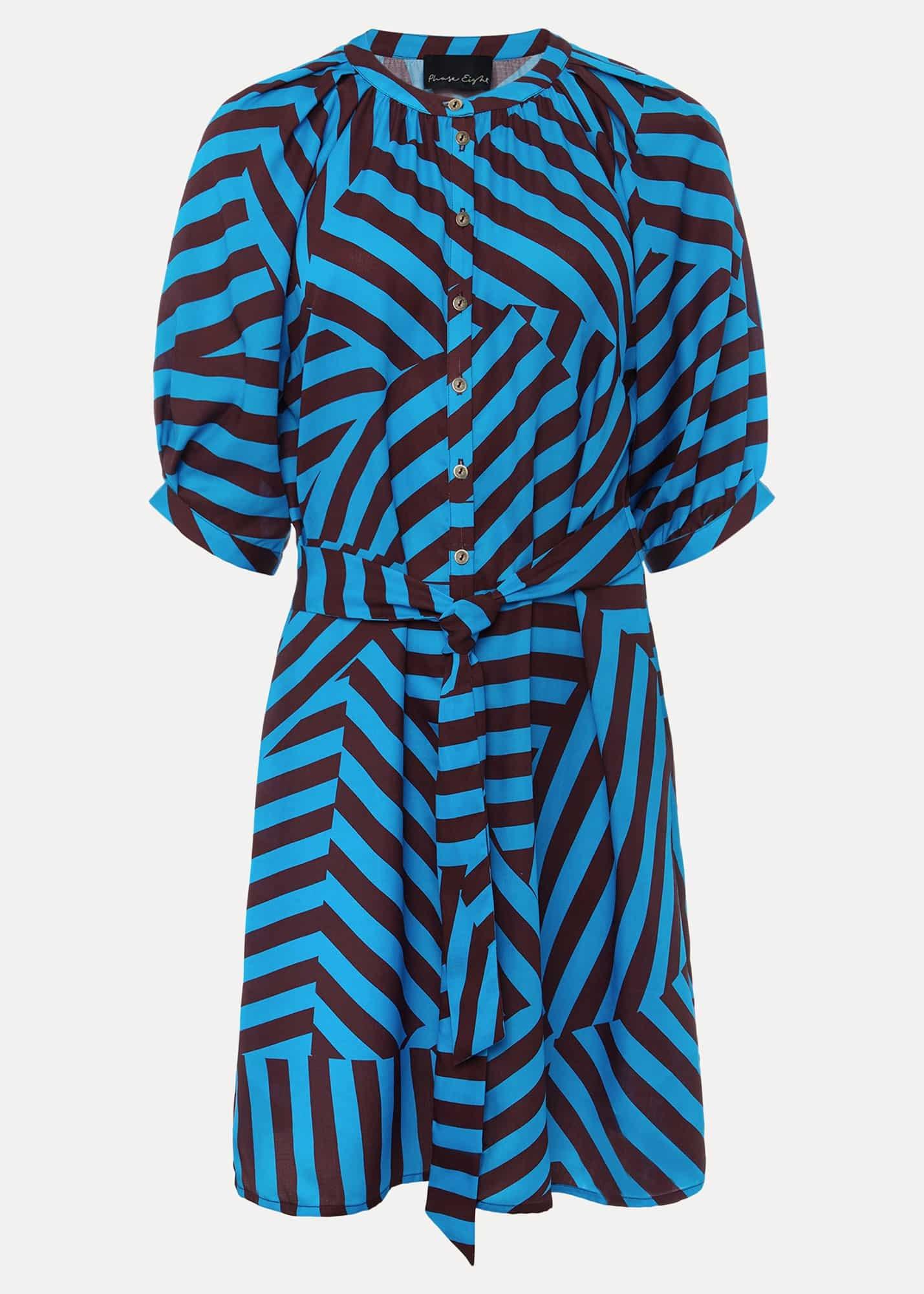 Rosella Striped Mini Dress