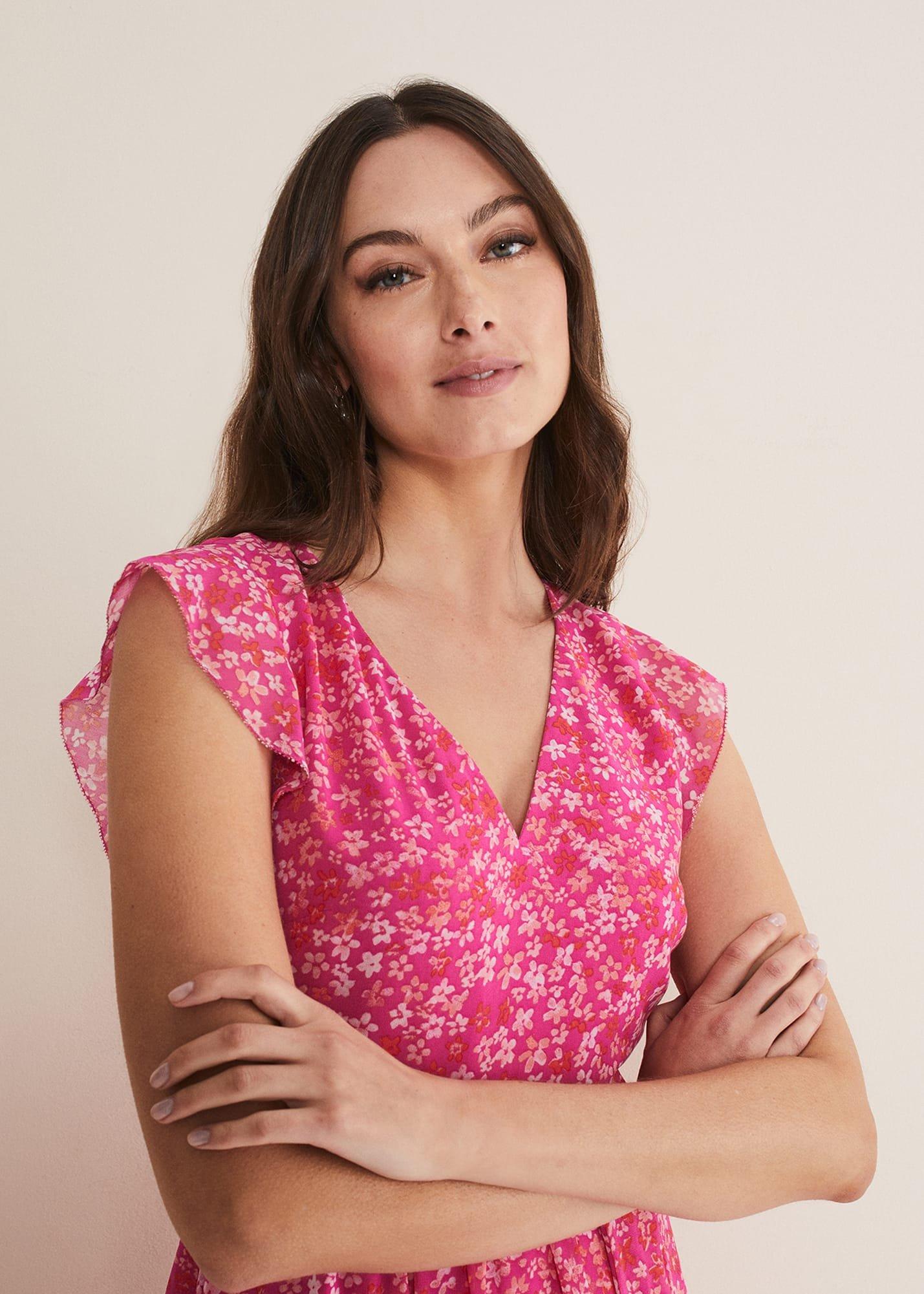 Breesha Floral Midaxi Dress