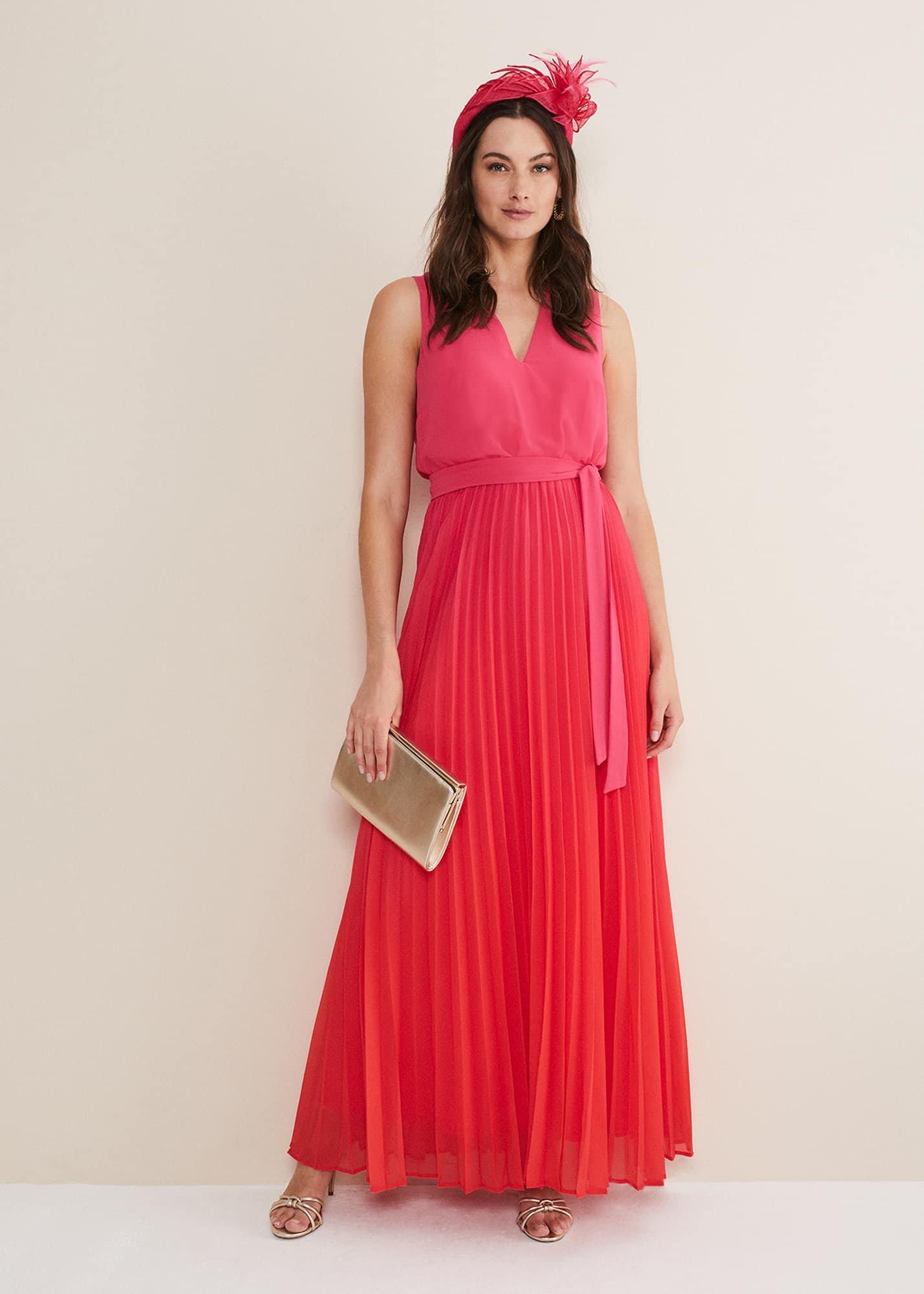 Piper Ombre Pleated Dress