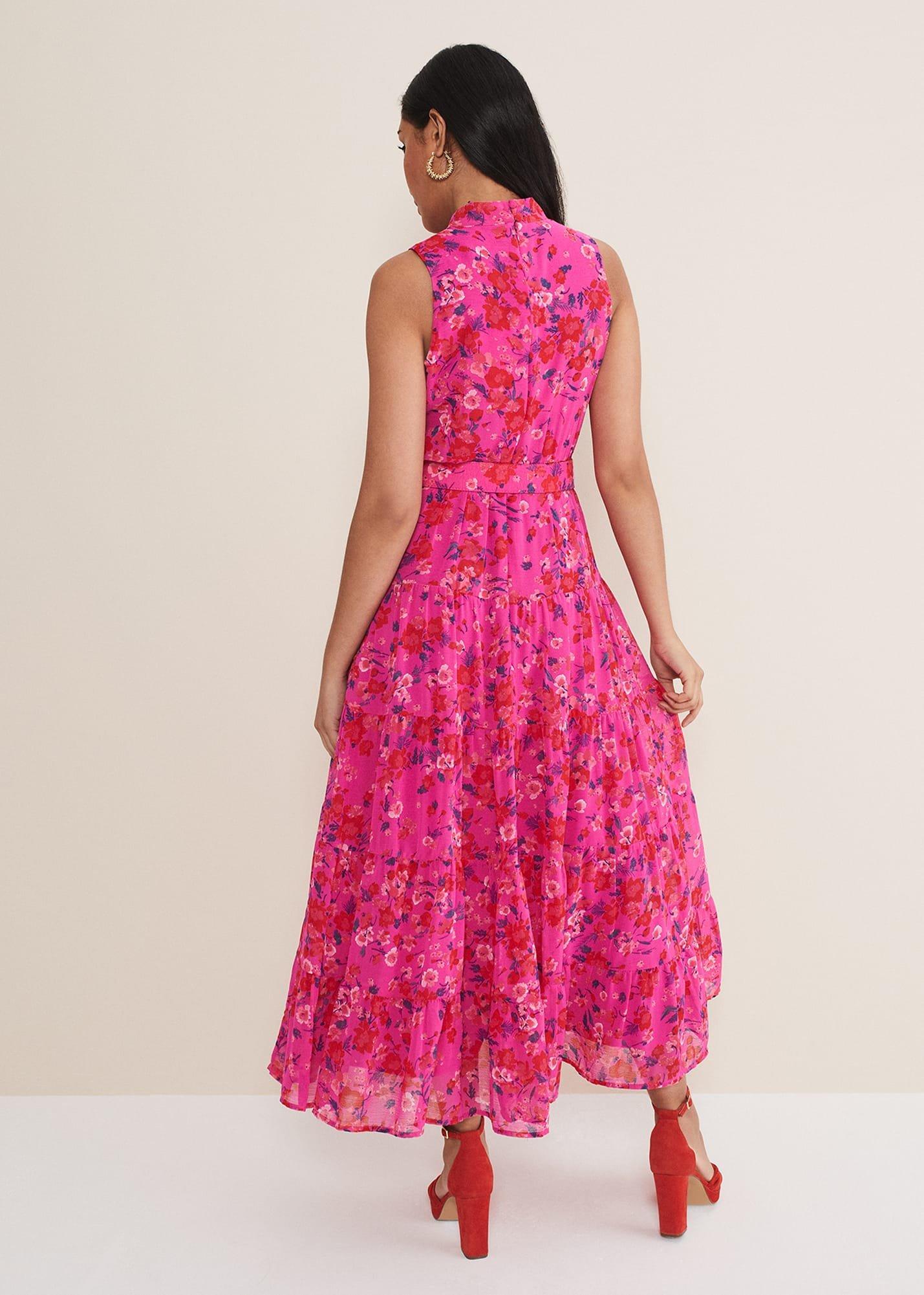 Petite Kara Floral Tiered Maxi Dress