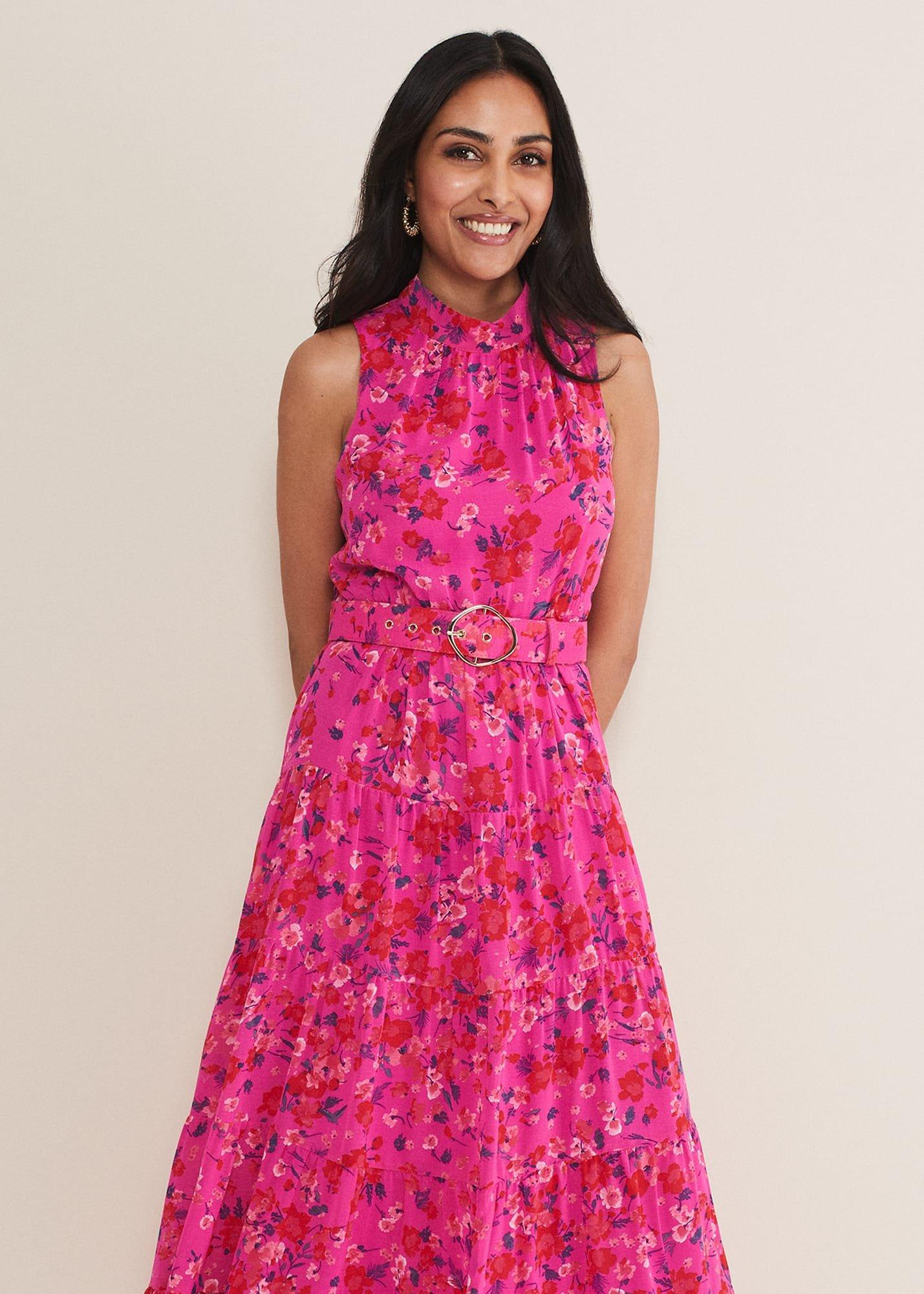 Petite Kara Floral Tiered Maxi Dress