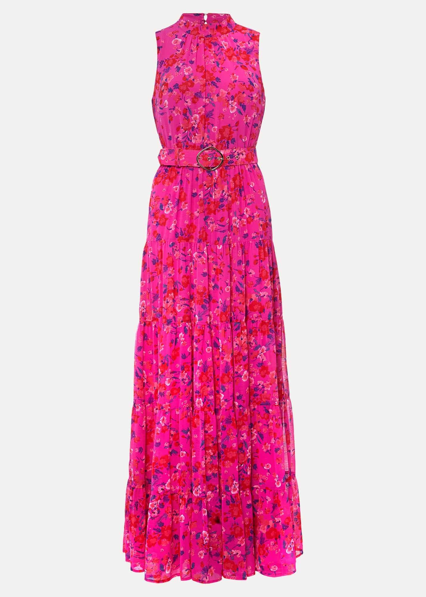 Petite Kara Floral Tiered Maxi Dress