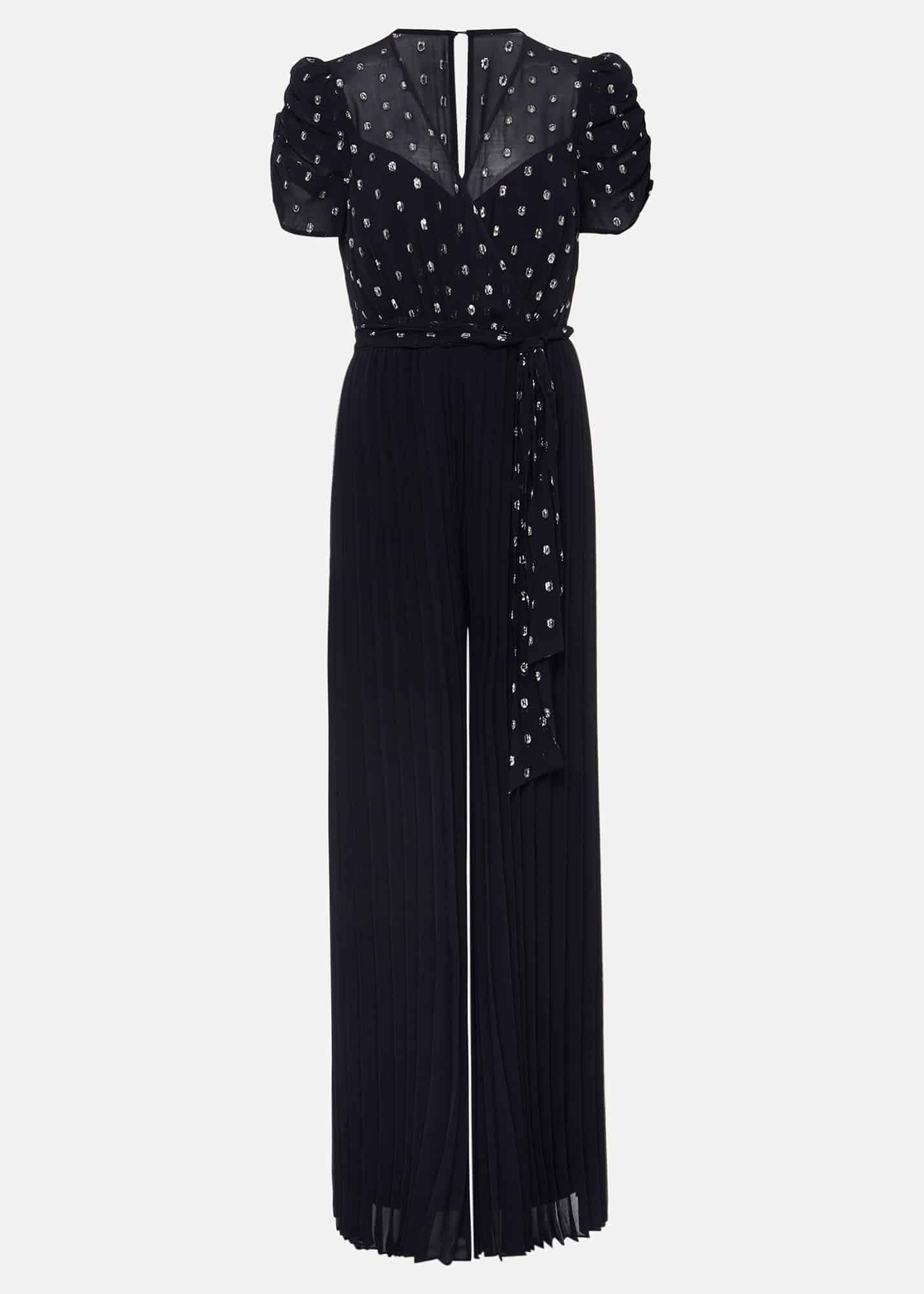 Molli Spot Pleated Jumpsuit