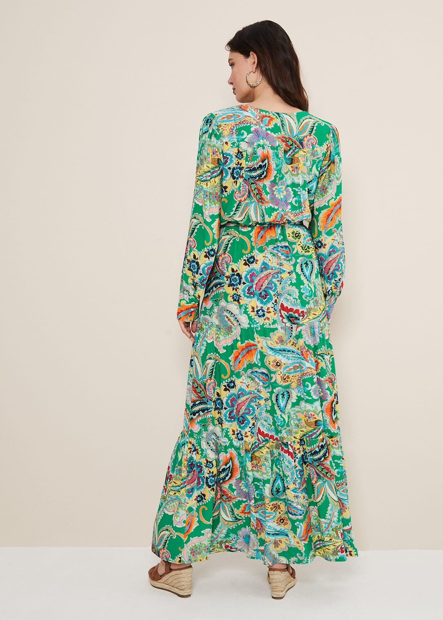 Azalia Paisley Maxi Dress