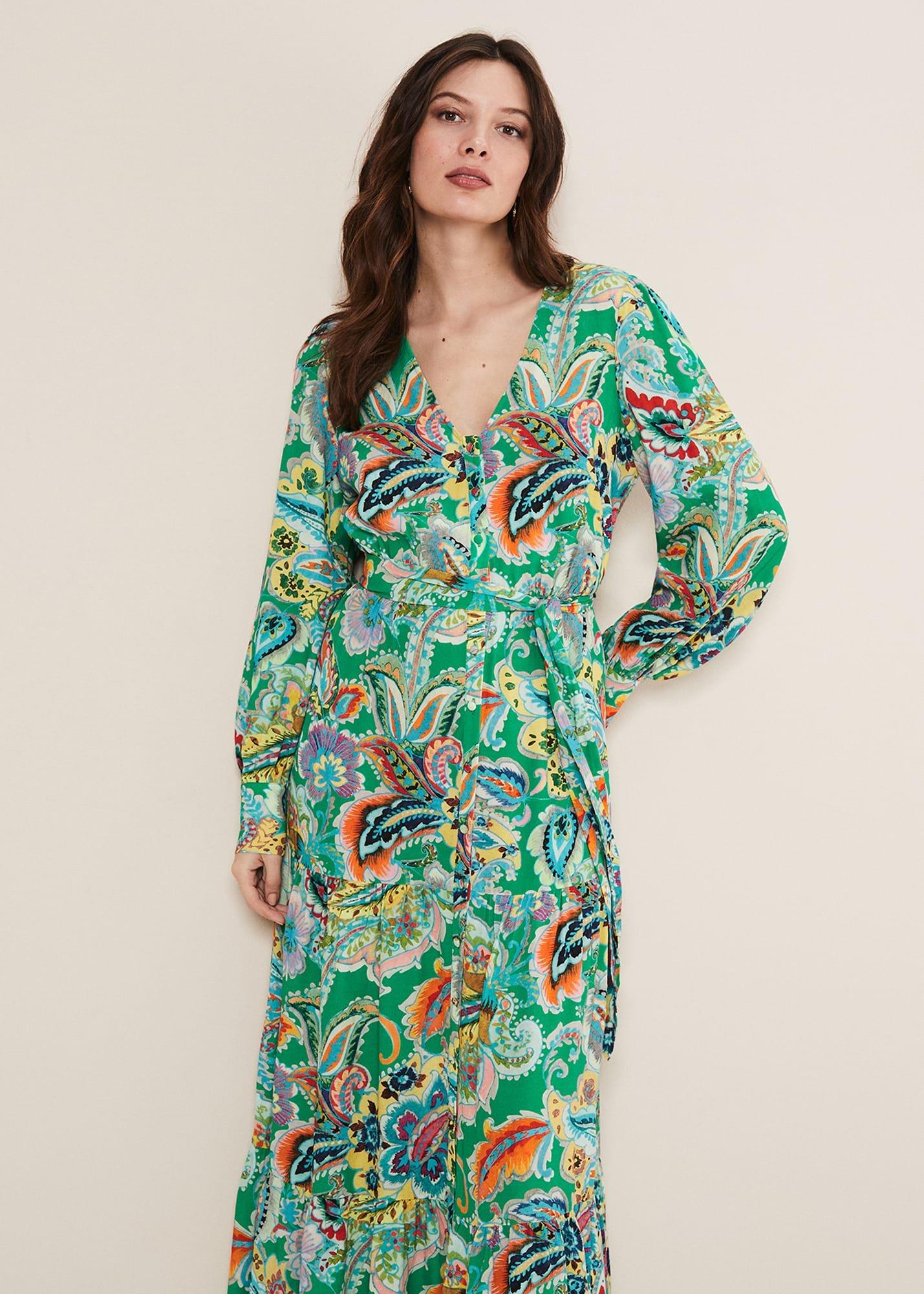 Azalia Paisley Maxi Dress