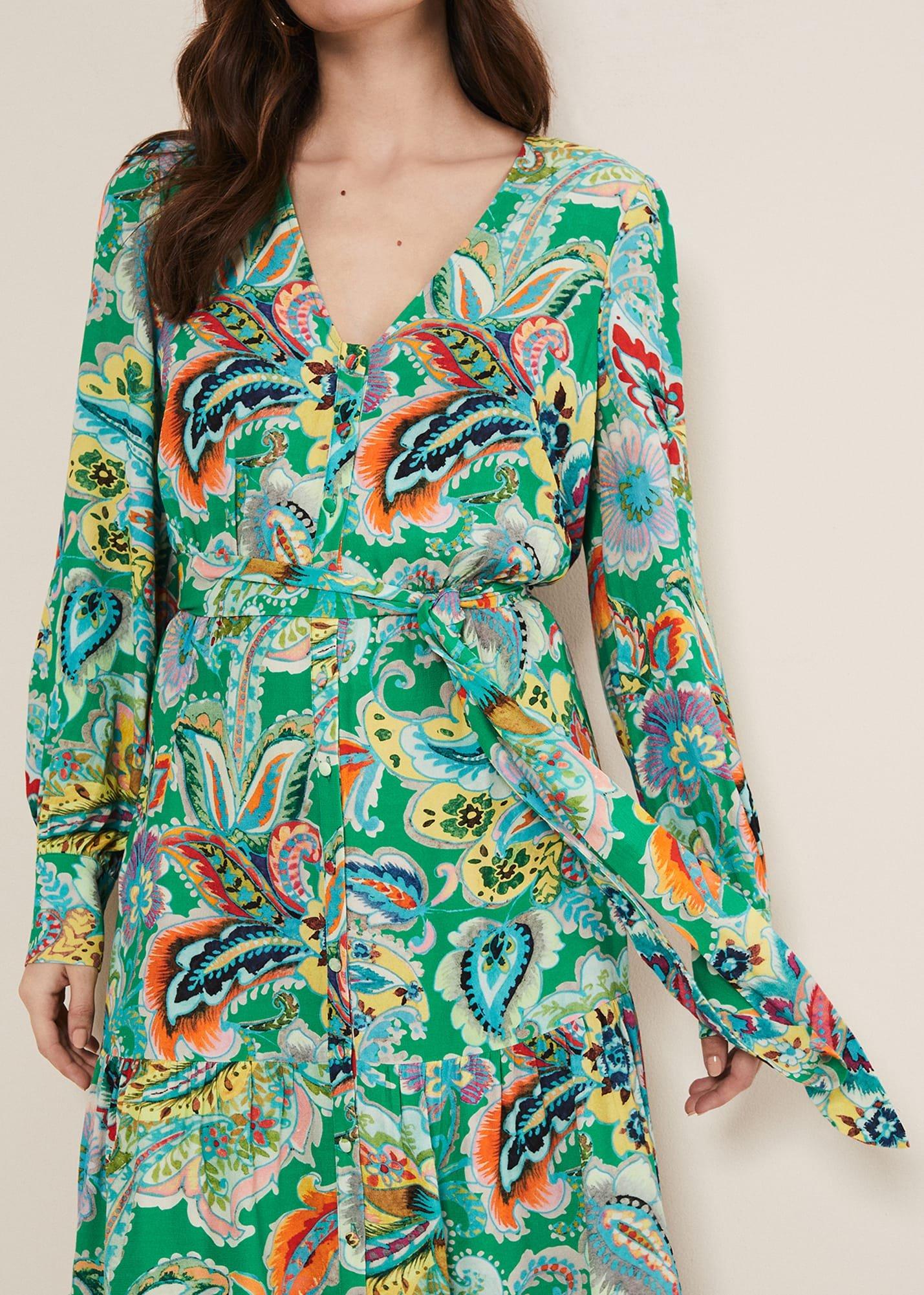 Azalia Paisley Maxi Dress