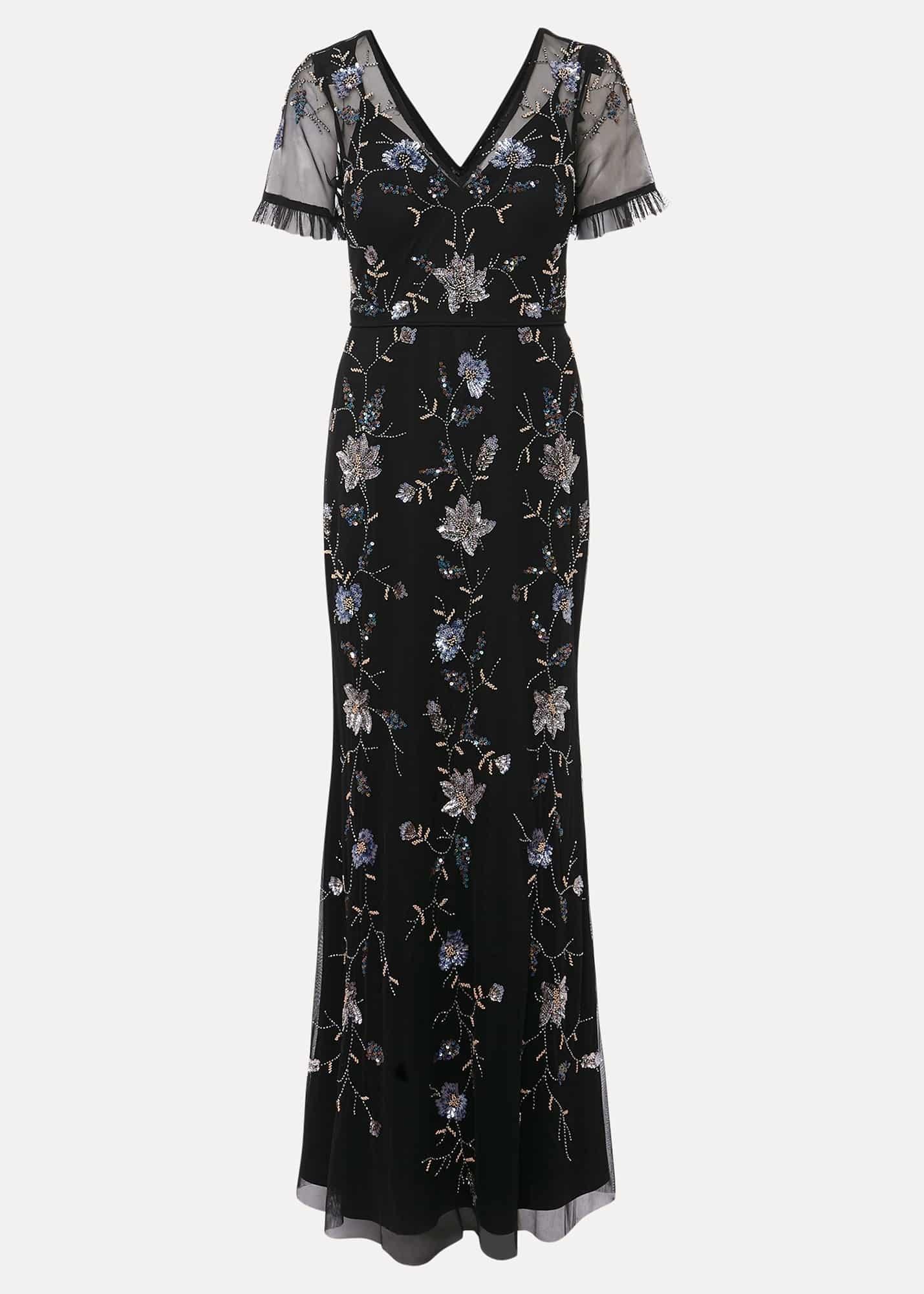Sierra Sequin Floral Dress