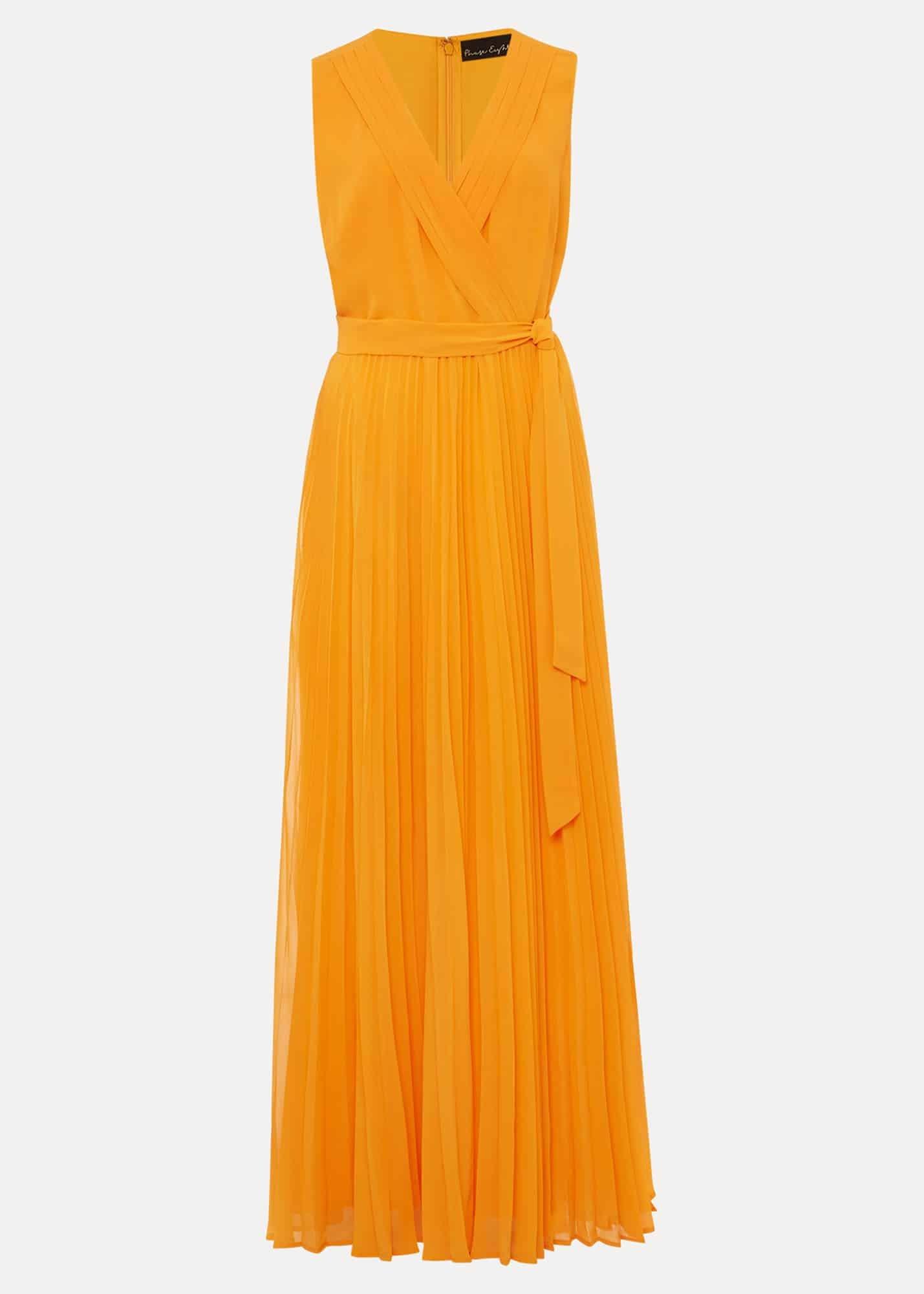 Mollie Pleat Maxi Dress