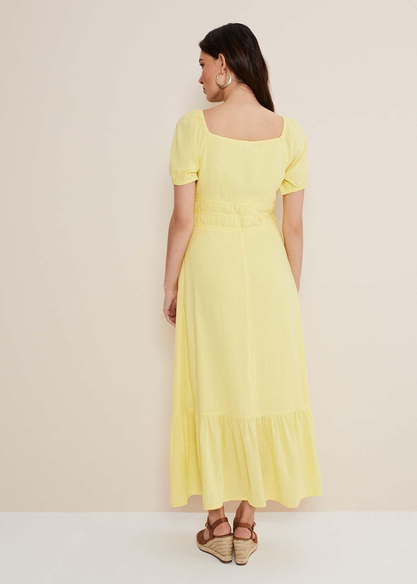 Maribella Linen Midi Dress